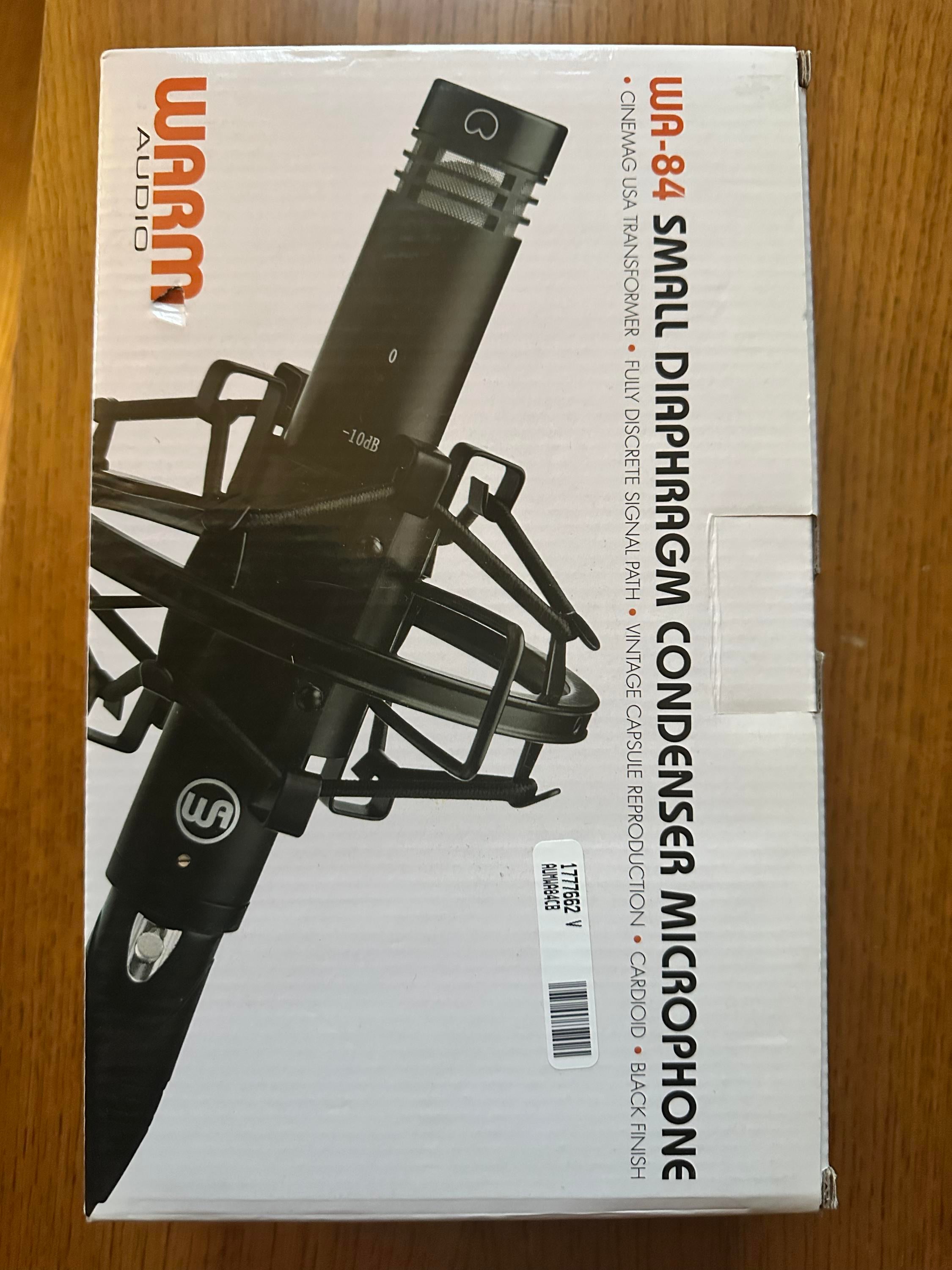 WARM AUDIO WA-84 コンデンサーマイク　中古美品！ Used Warm Audio WA-84 - Sweetwater's Gear Exchange