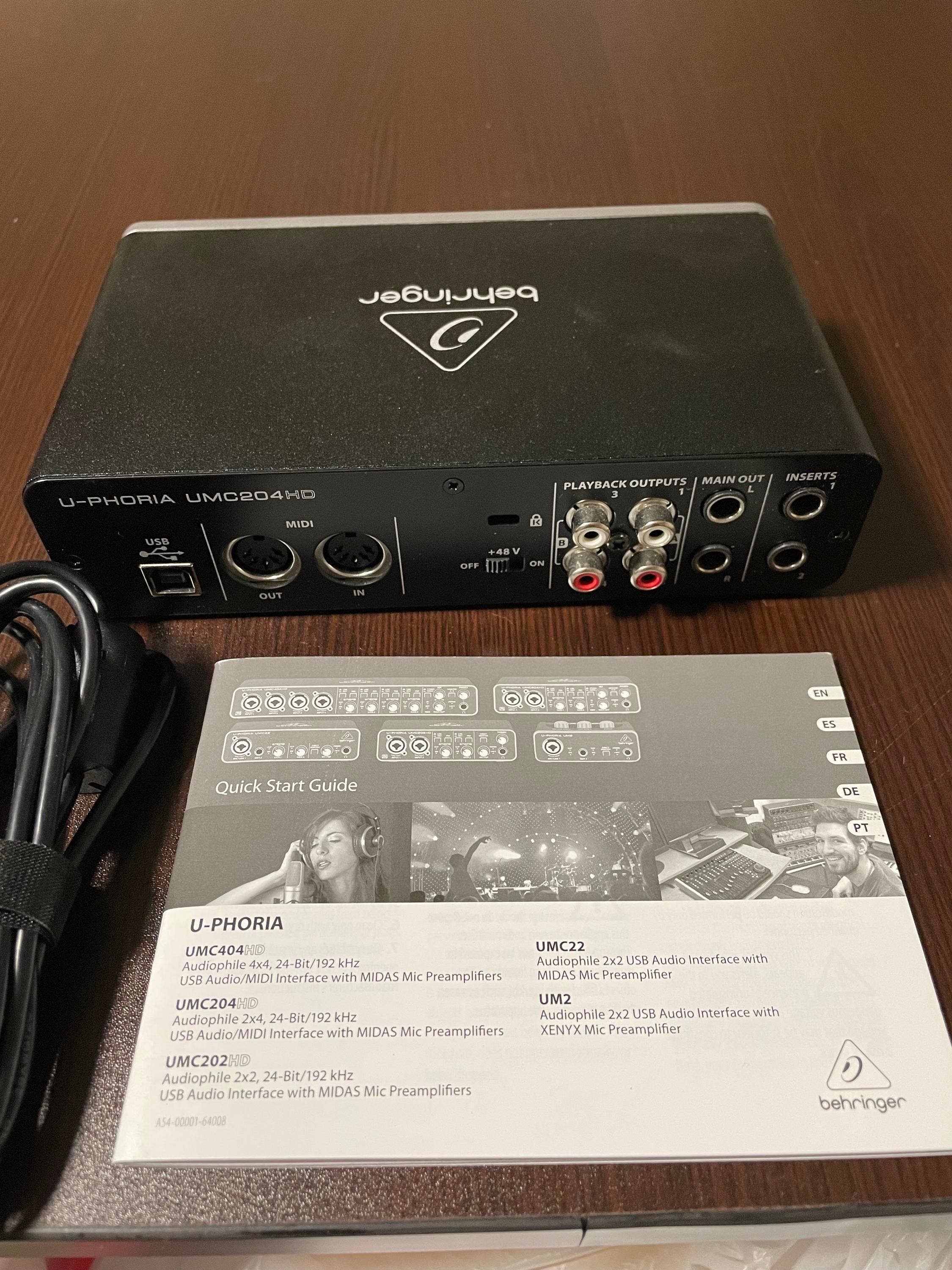 Used Behringer UPhoria UM2 USB Audio Interface Sweetwater Gear Exchange
