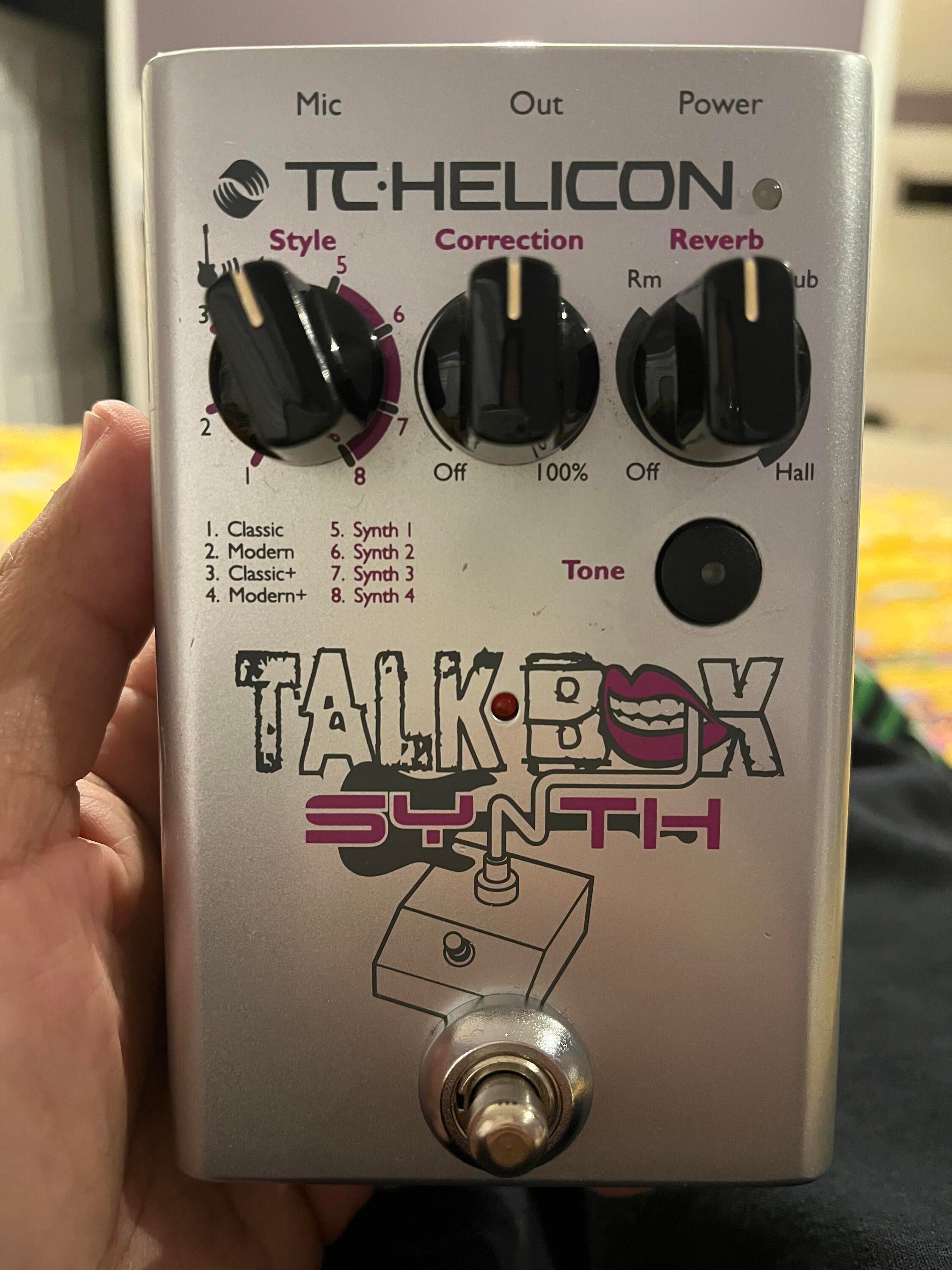 Used TC-Helicon Talkbox Synth Pedal - Sweetwater's Gear Exchange