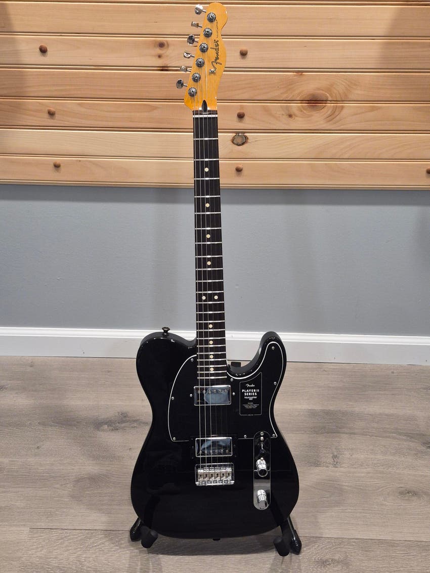 Player II Telecaster HH Electric Guitar - Black with Rosewood Fingerboard