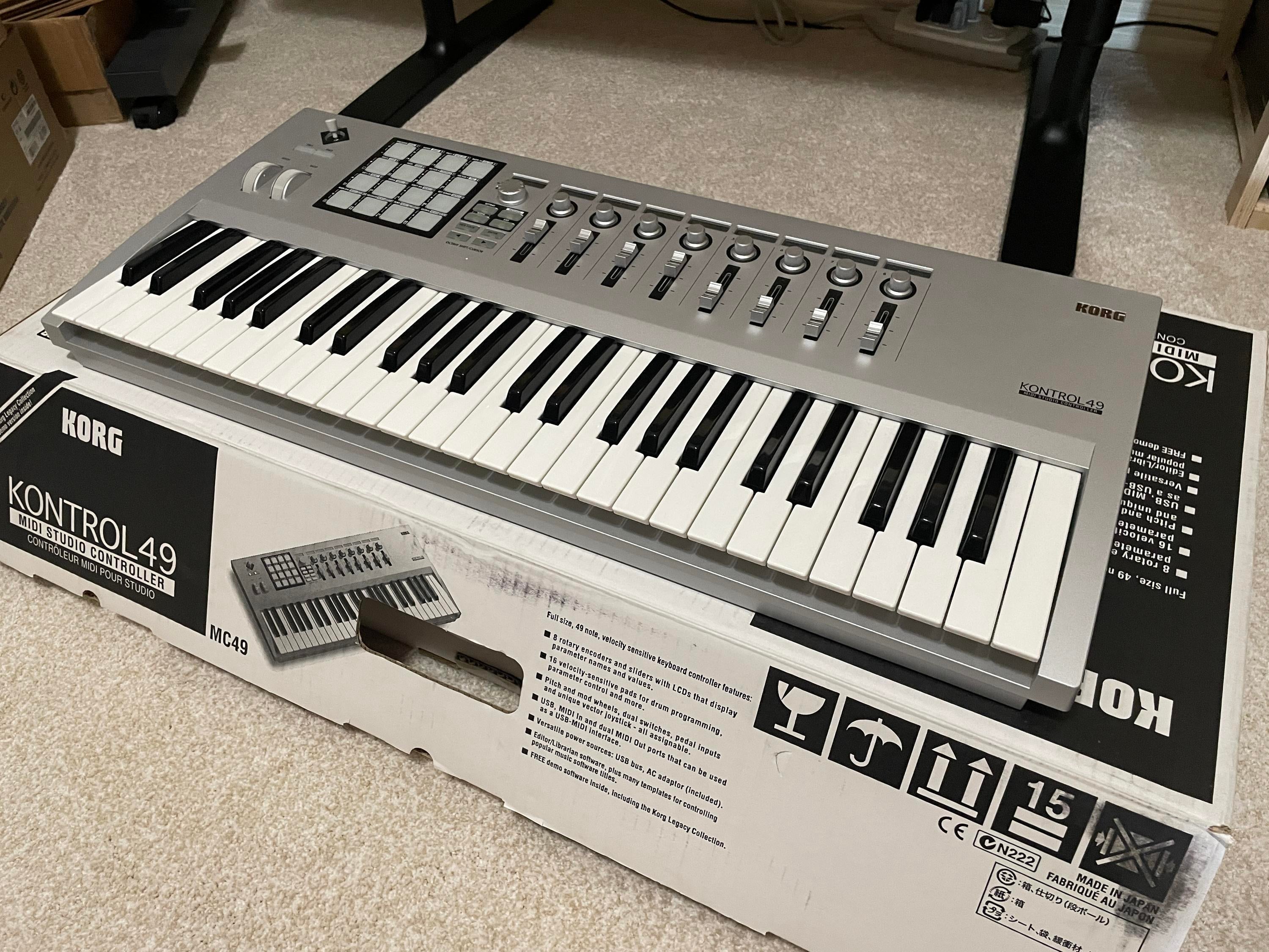 Used Korg Kontrol 49, MIDI keyboard and - Sweetwater's Gear Exchange