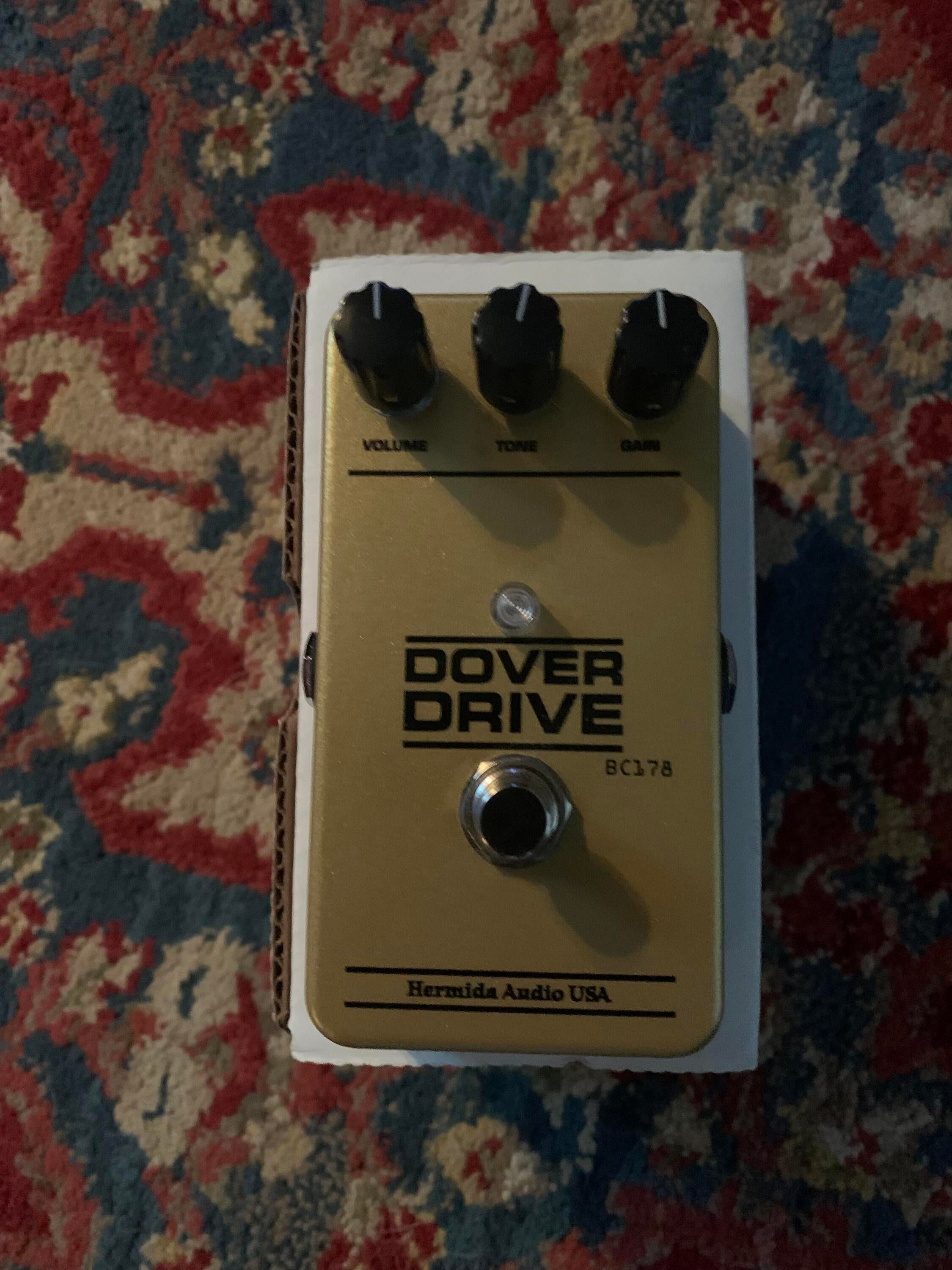 Used Lovepedal/Hermida Dover Drive BC 178 Gold