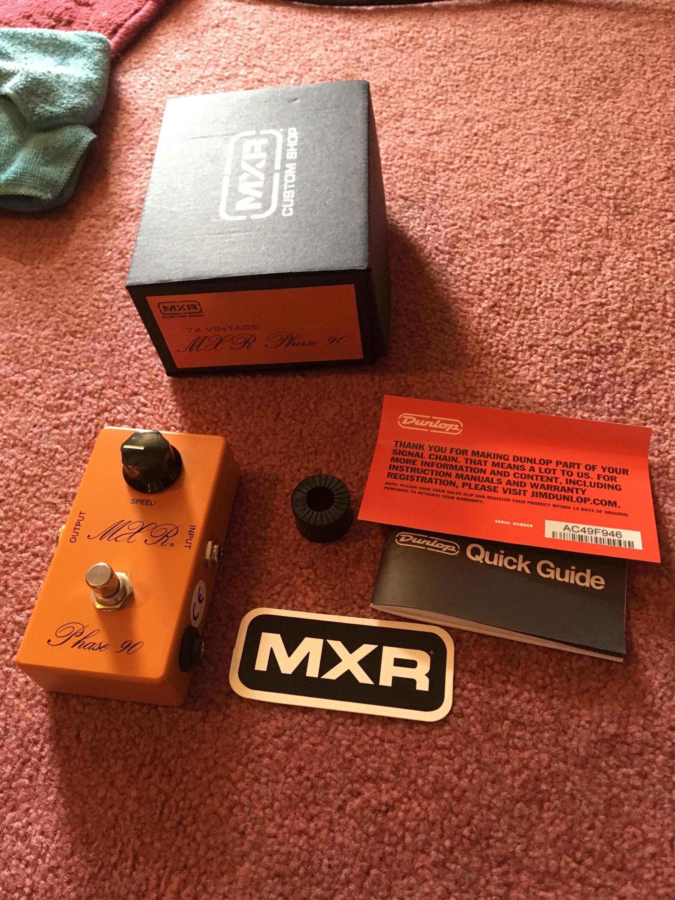 Used MXR CSP026 '74 Vintage Phase 90 Pedal