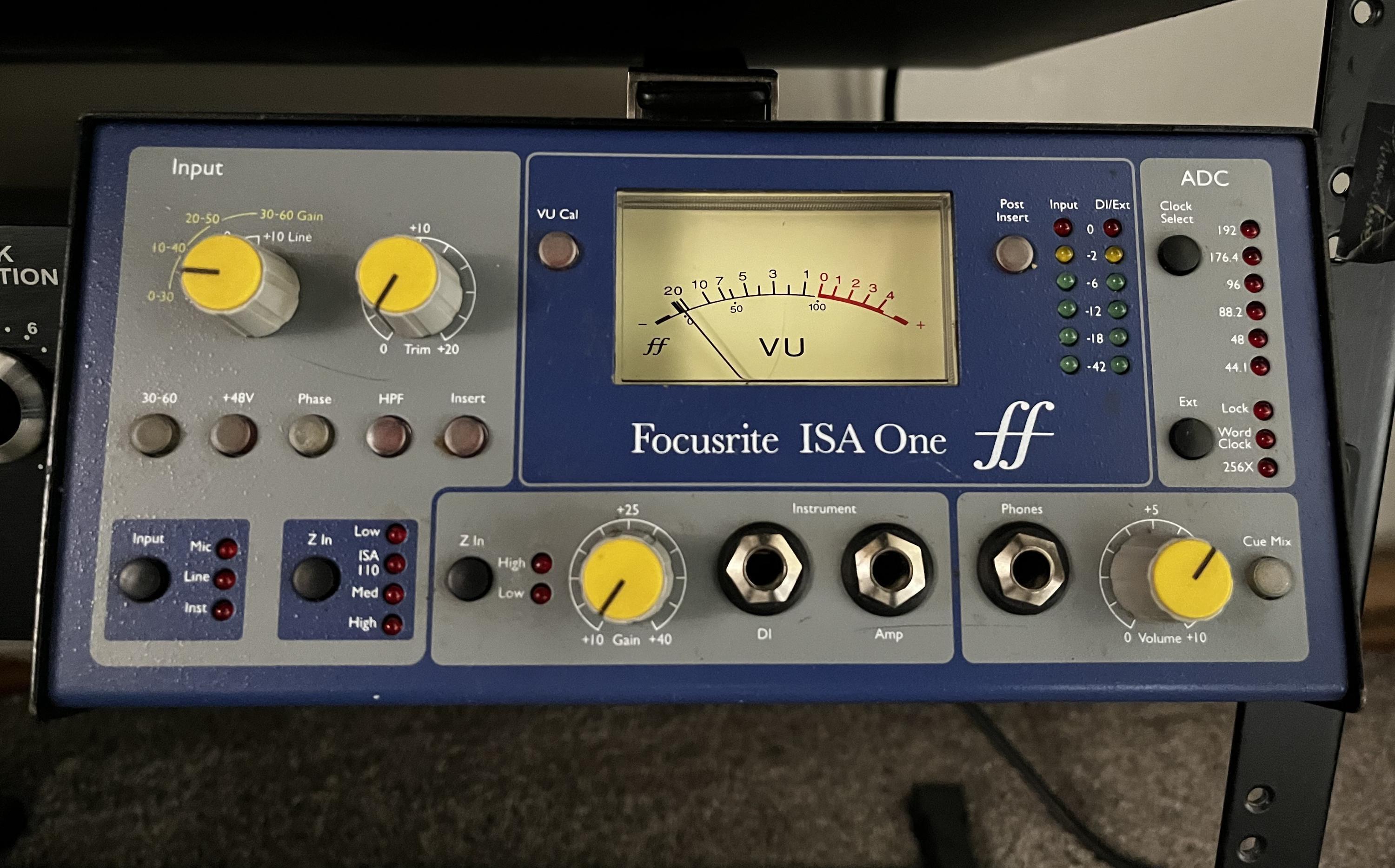 Used Focusrite ISA One Desktop Microphone Preamp