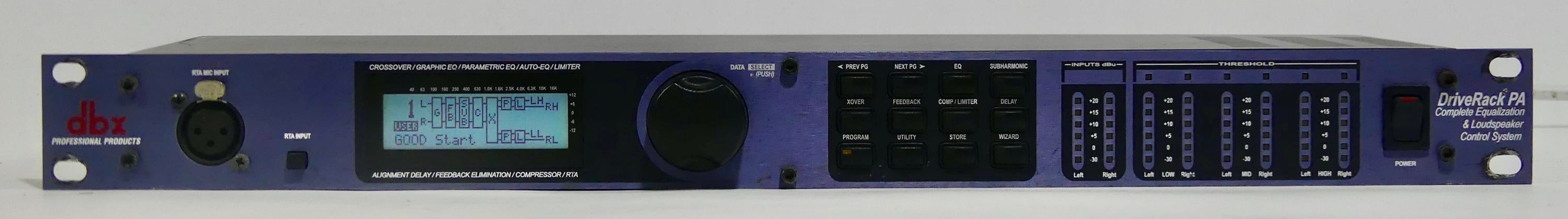 Used dbx DriveRack PA Complete Equalization - Sweetwater's Gear