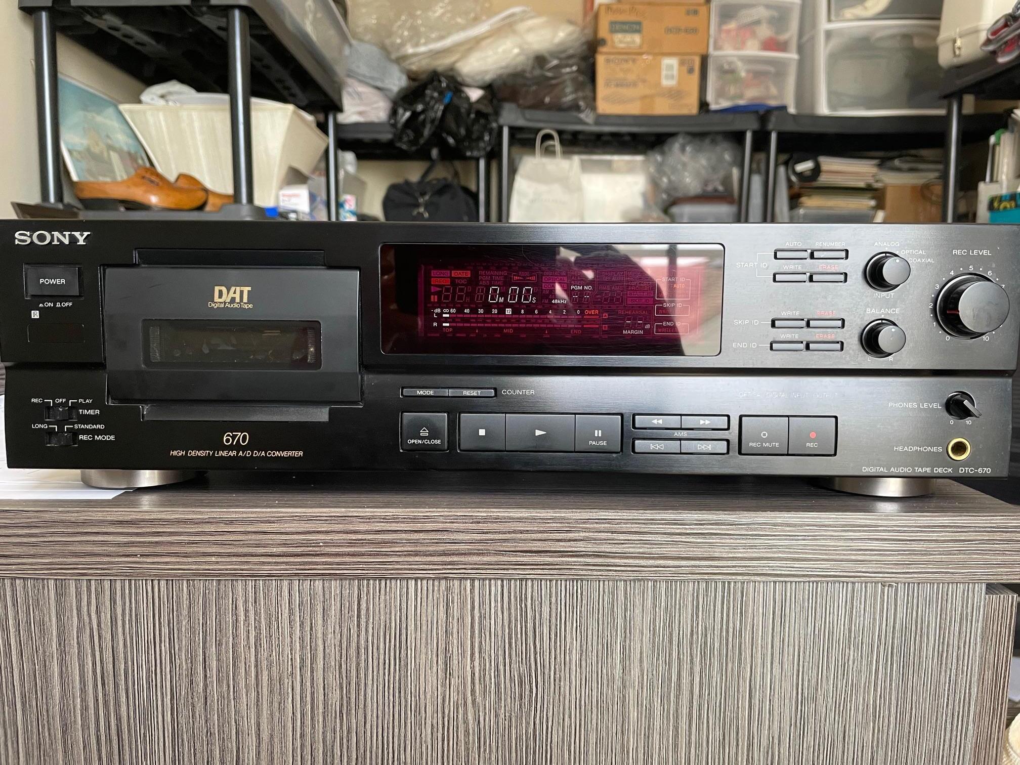 Used Sony DTC670 ADAT Recorder Sweetwater's Gear Exchange