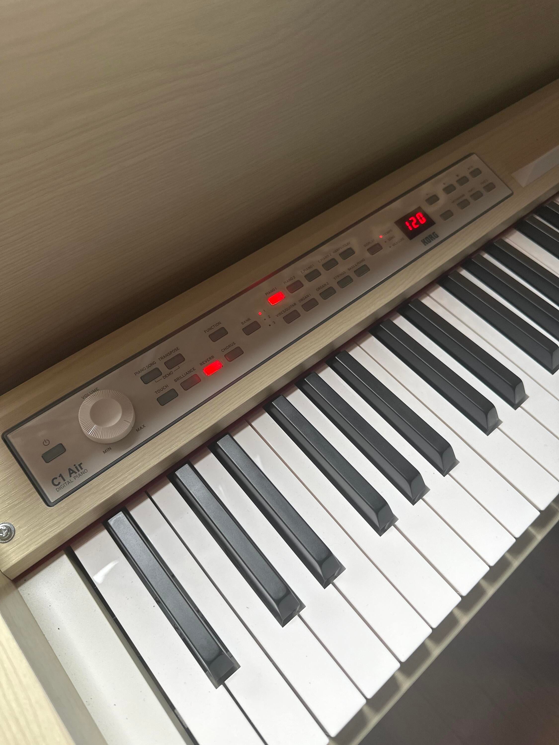 Used Korg C1 Air Digital Piano with Bluetooth - White