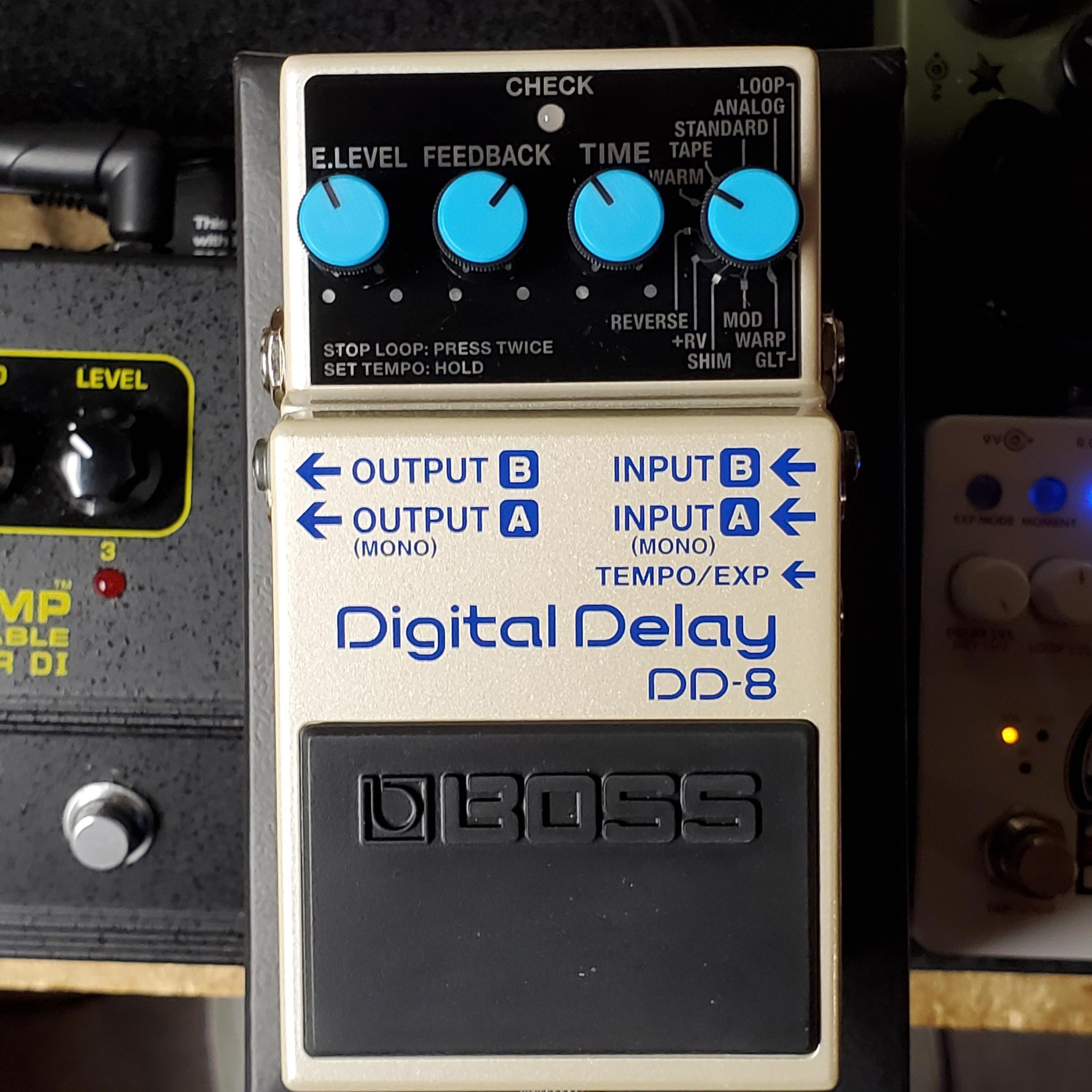 Used Boss DD-8 Digital Delay Pedal