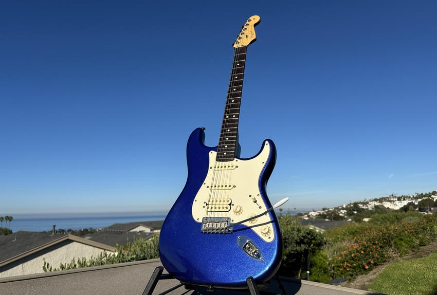 American Standard Stratocaster HSS - Mystic Blue, Rosewood
