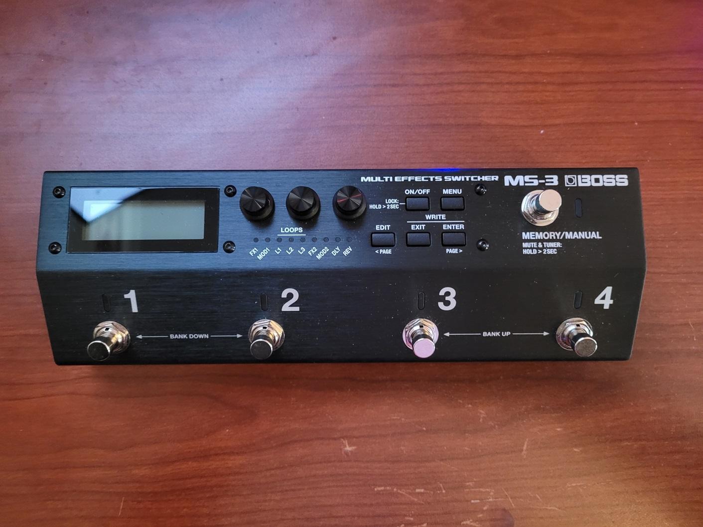 Used Boss MS-3 Multi Effects Switcher