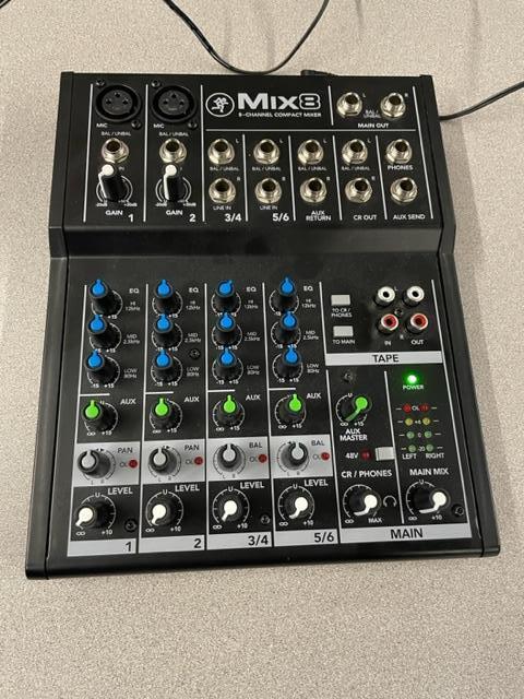 Used Mackie Mix8 8-channel Compact Mixer | Sweetwater's Gear Exchange