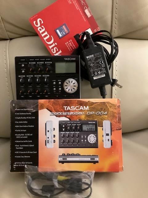 Used Tascam MINT TASCAM POCKET STUDIO DP-004 | Sweetwater Gear