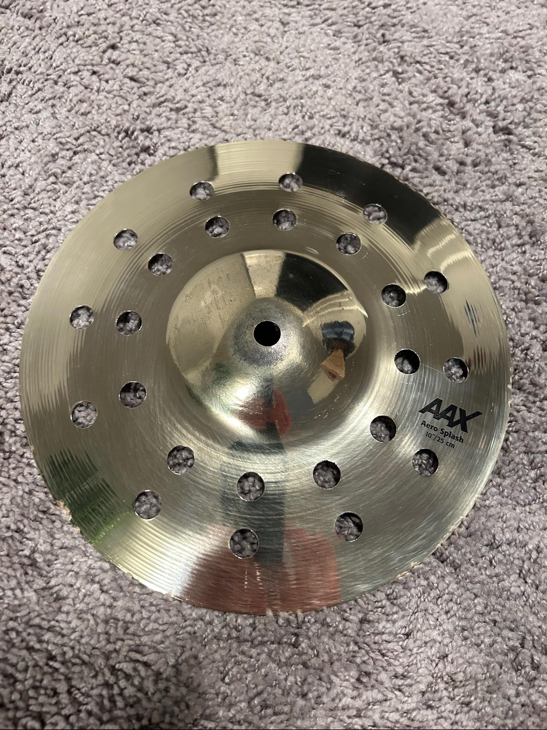 Used Sabian 10 inch AAX Aero Splash - Sweetwater's Gear Exchange