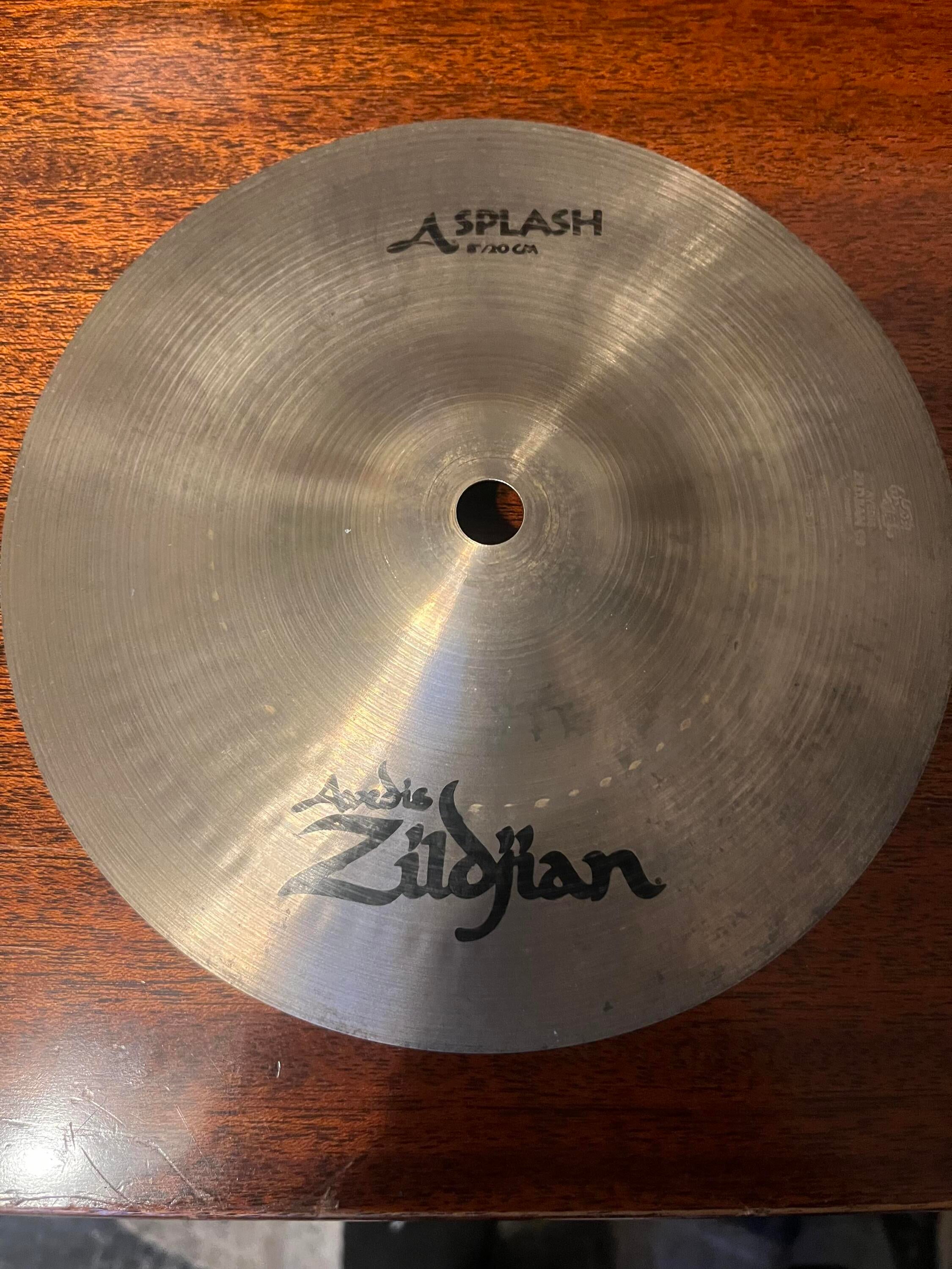 Used Zildjian 8 inch A Zildjian Splash Cymbal