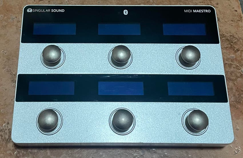 Used Singular Sound MIDI Maestro MIDI Foot Controller Sweetwater Gear