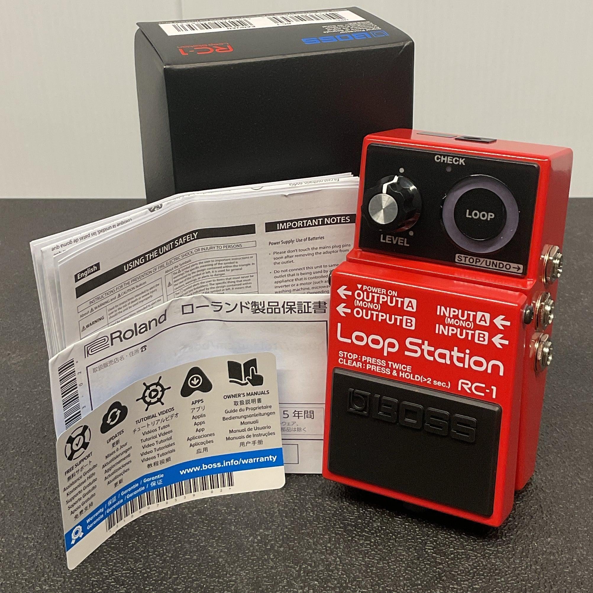 Used Boss RC-1 Loop Station Looper - Sweetwater's Gear Exchange