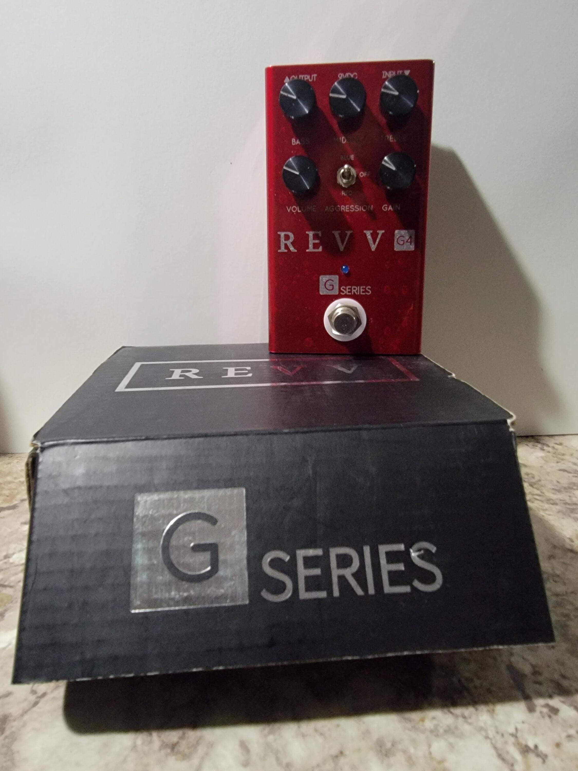 Used Revv G4 Red Channel Preamp/Overdrive/Distortion Pedal