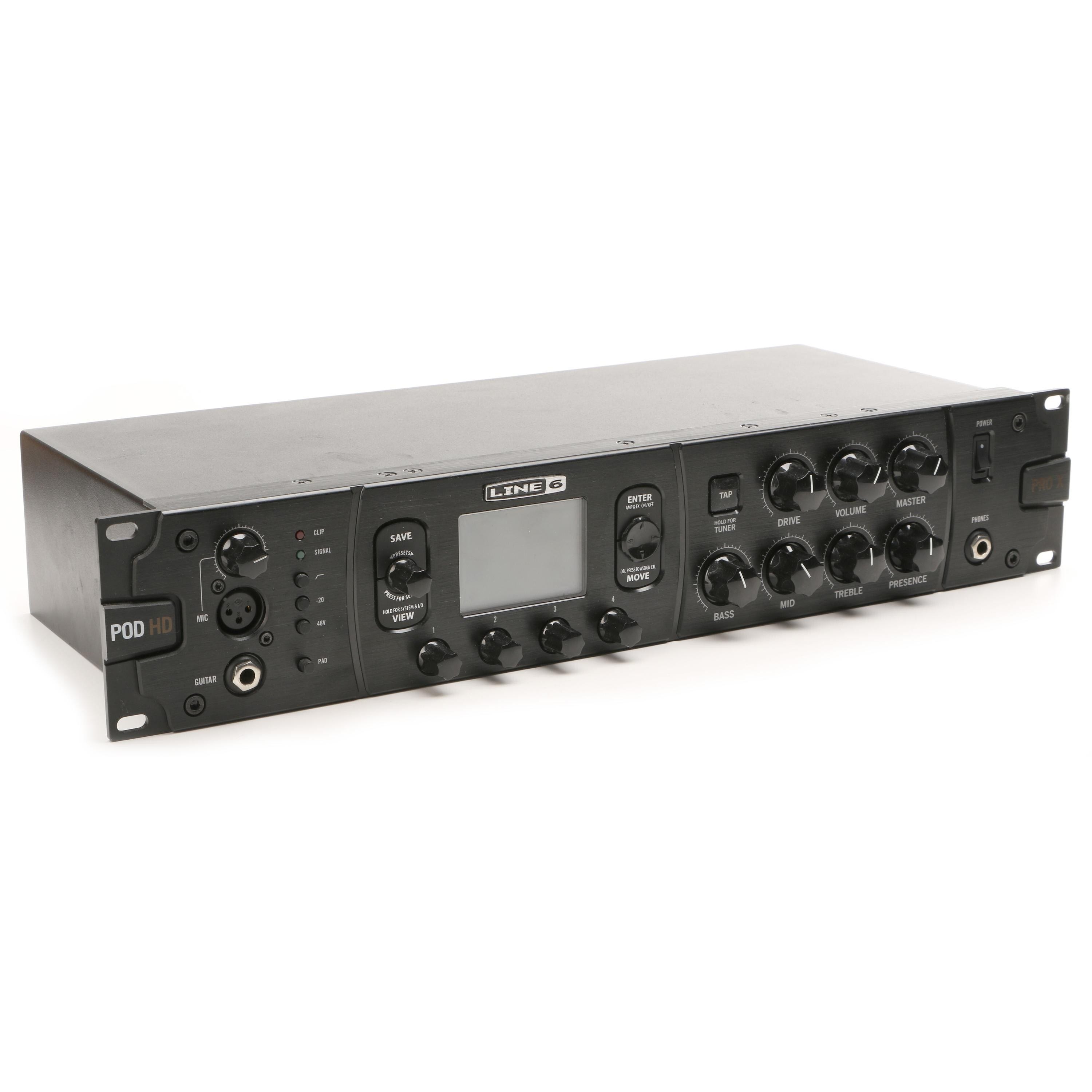 Used Line 6 POD HD Pro X Guitar Effects Rack Processor | Sweetwater ...