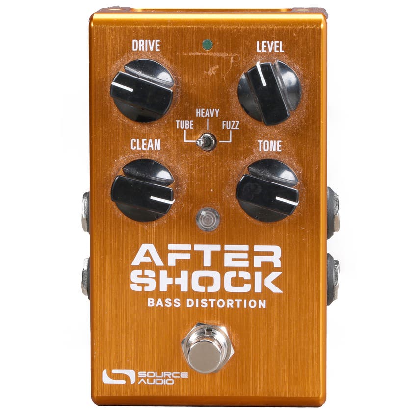 Used Source Audio Aftershock Bass Distortion Pedal Sweetwater Gear