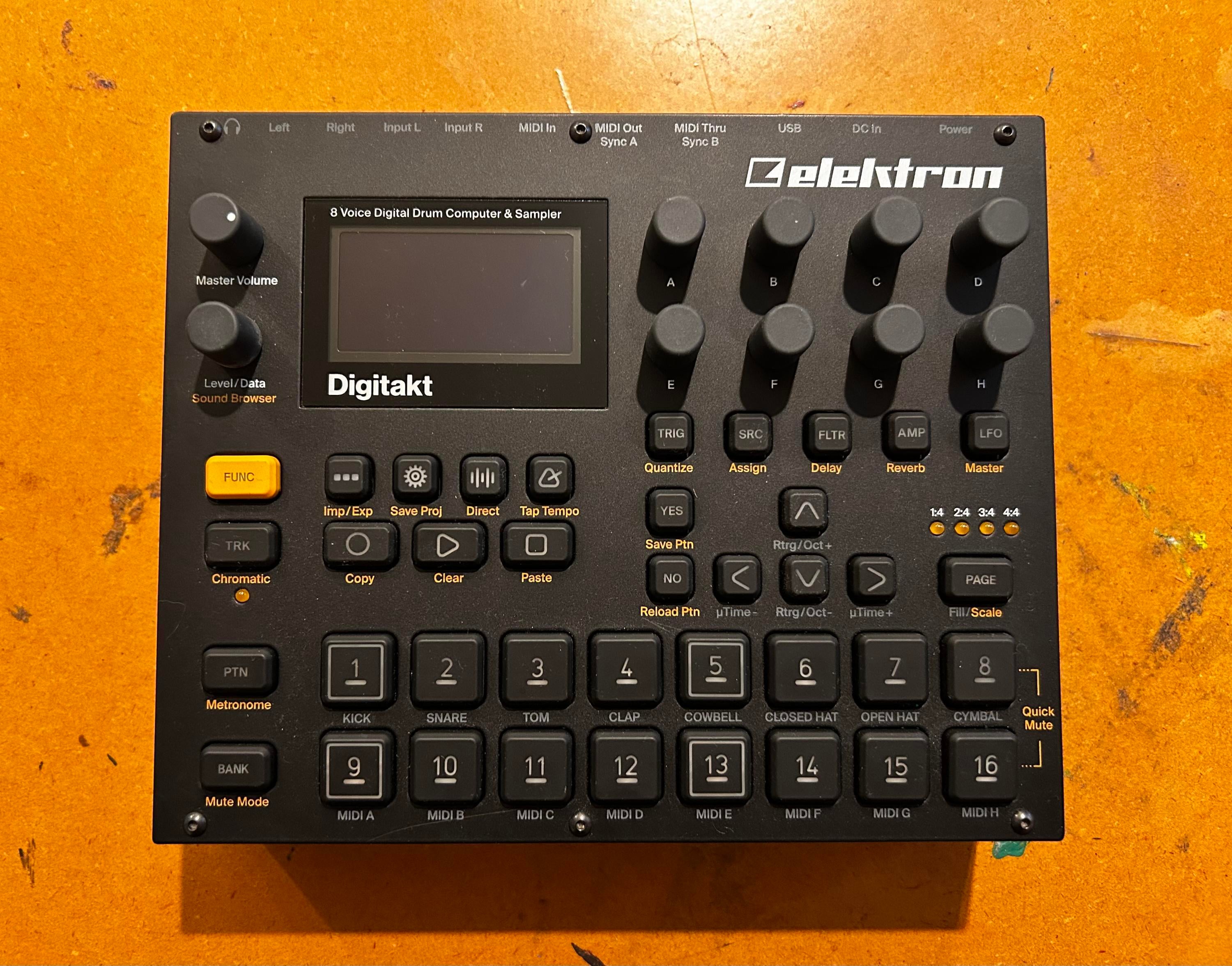 Used Elektron Digitakt 8-voice Drum - Sweetwater's Gear Exchange