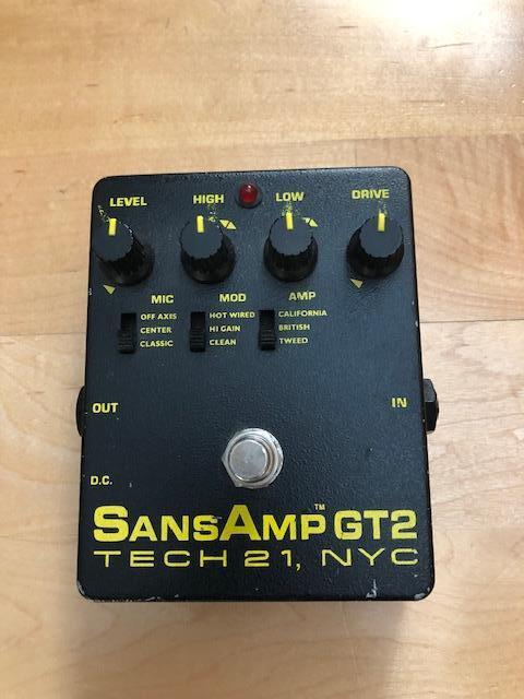 Used Tech 21 SansAmp GT2 Tube Amp Emulator - Sweetwater's Gear 