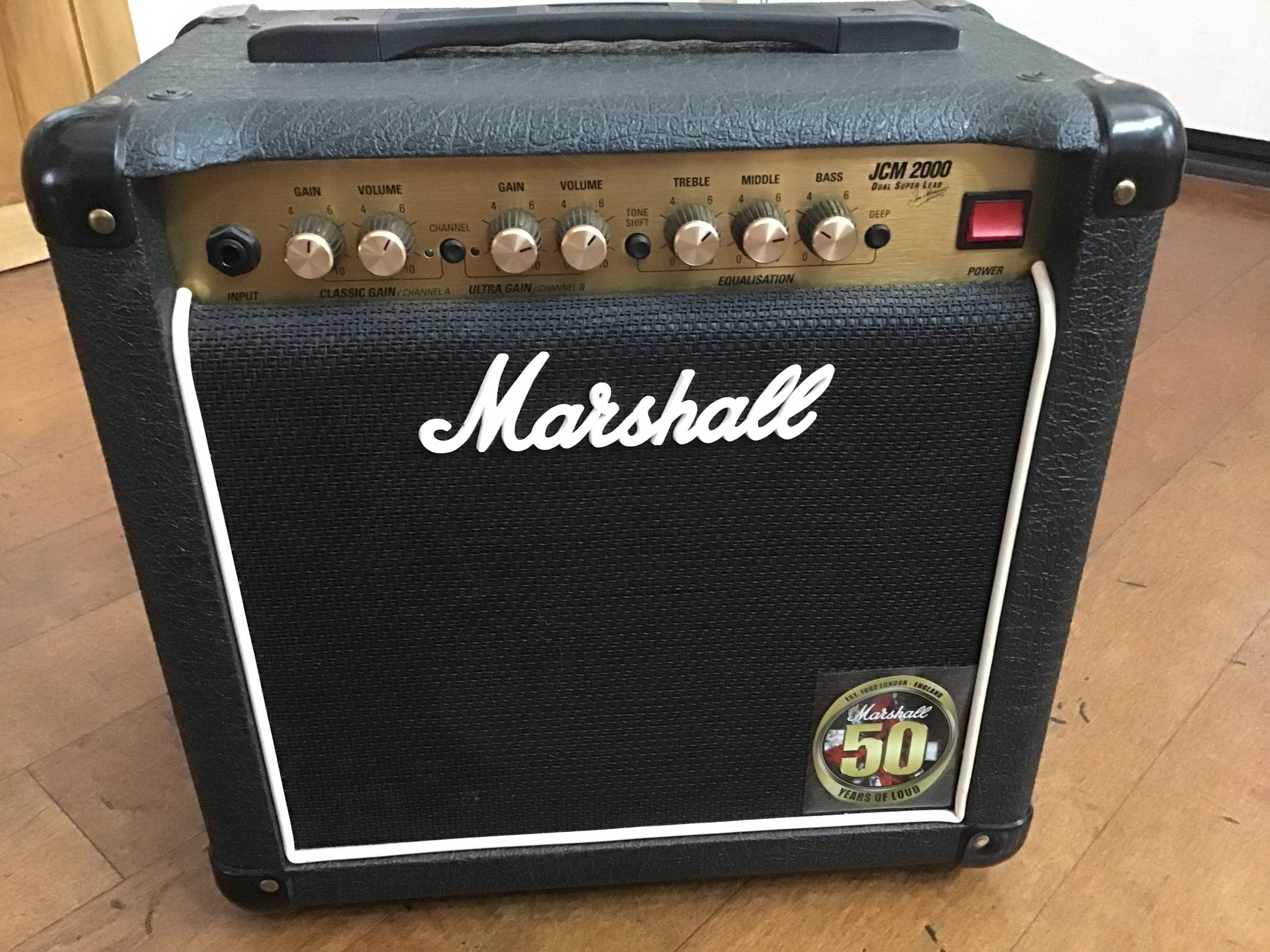 Used Marshall DSL1C 50th Anniversary 1W combo tube amp