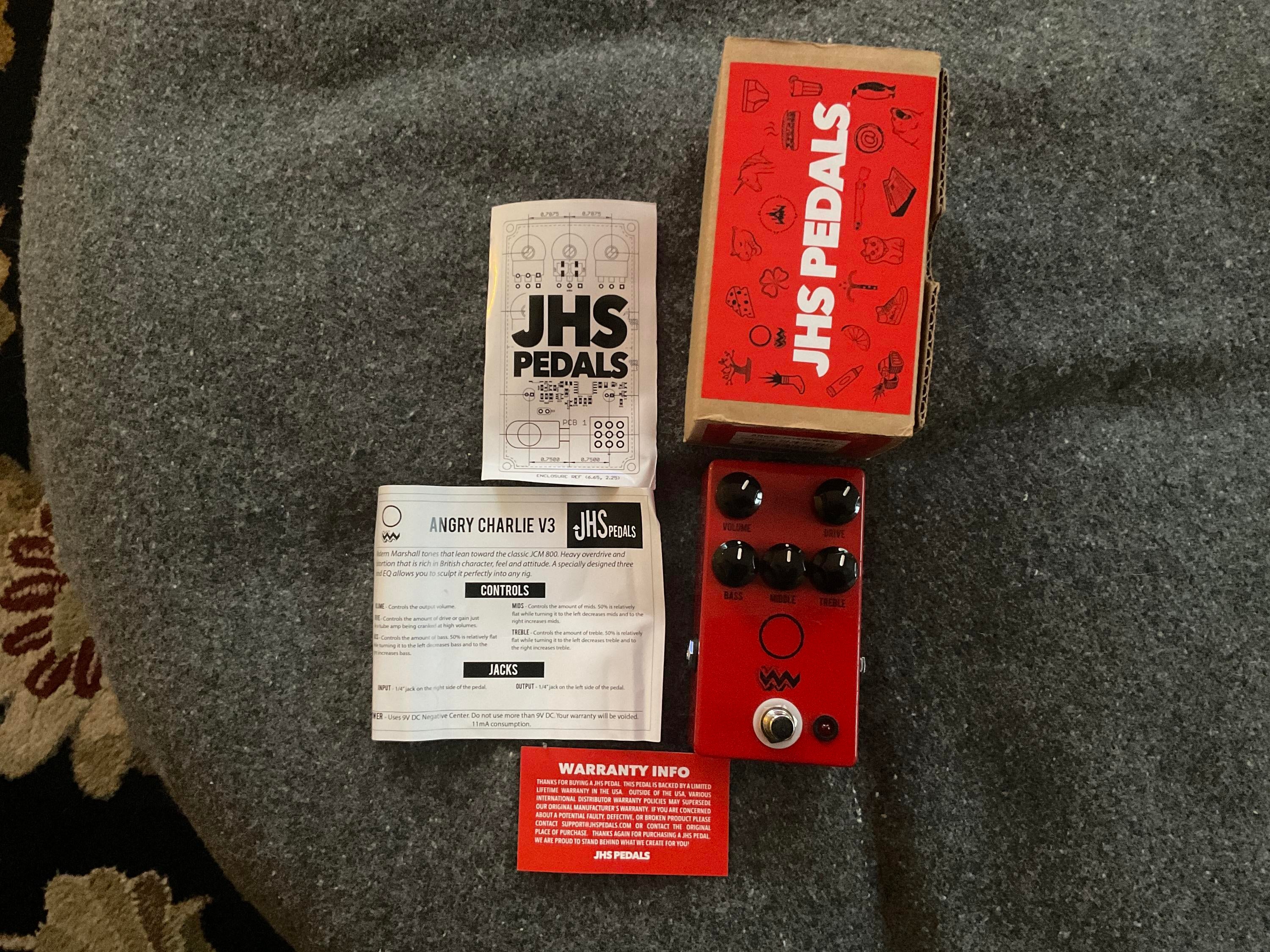 Used JHS Angry Charlie V3 Channel Drive - Sweetwater's Gear Exchange