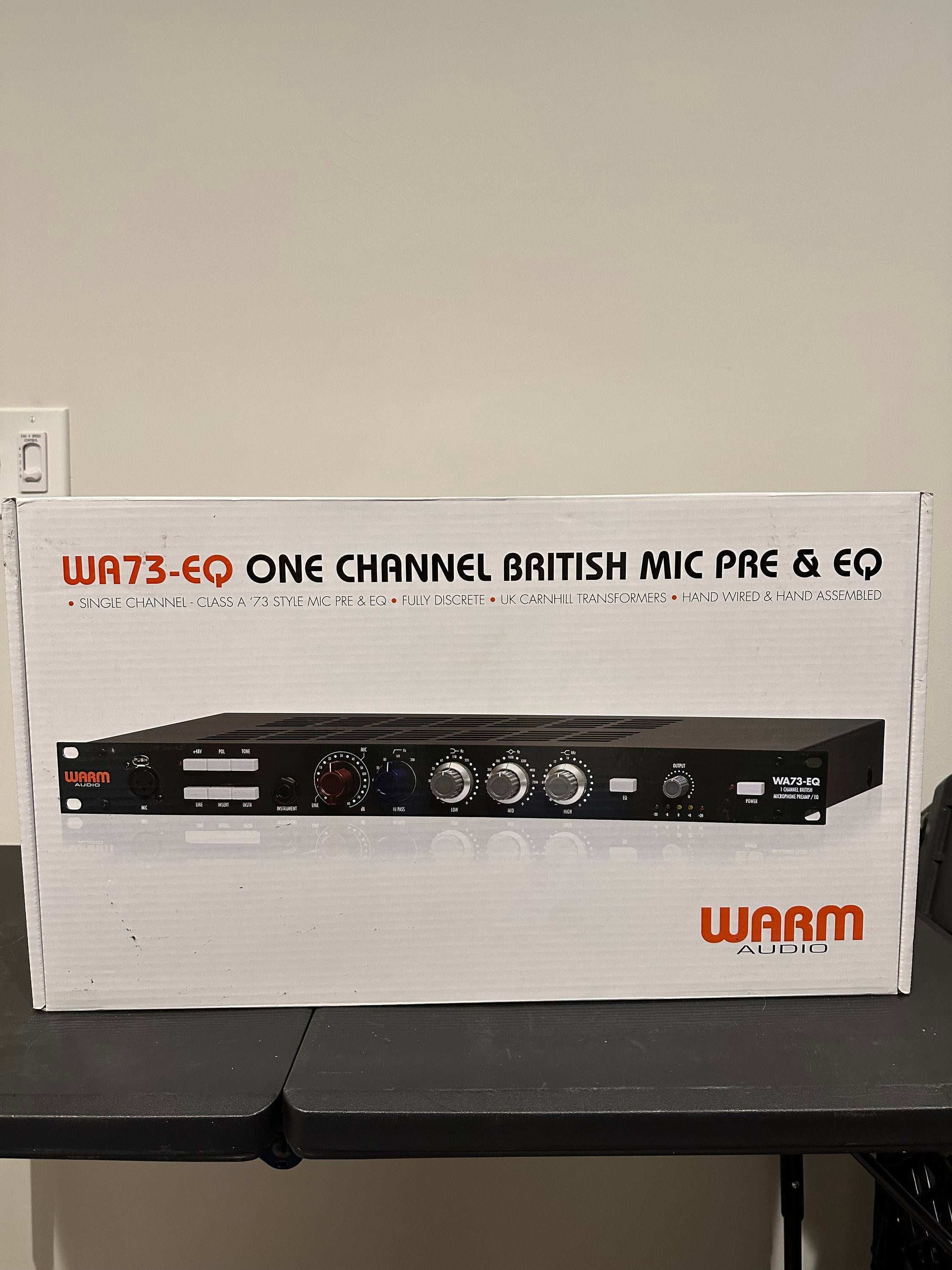 Used Warm Audio WA73-EQ 1-Channel British Microphone Preamp / EQ