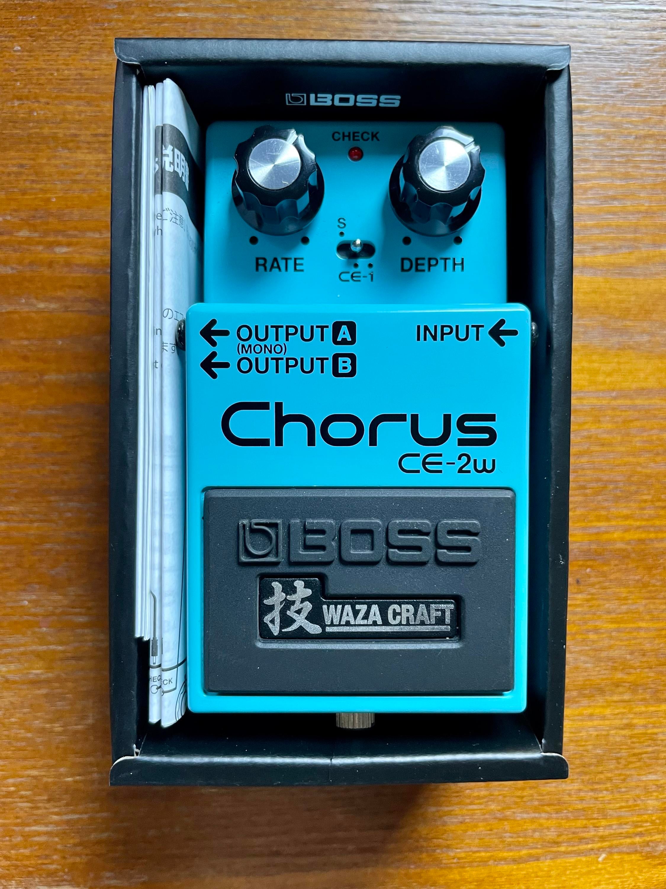 Used Boss CE-2W Waza Craft Chorus Pedal - Sweetwater's Gear Exchange