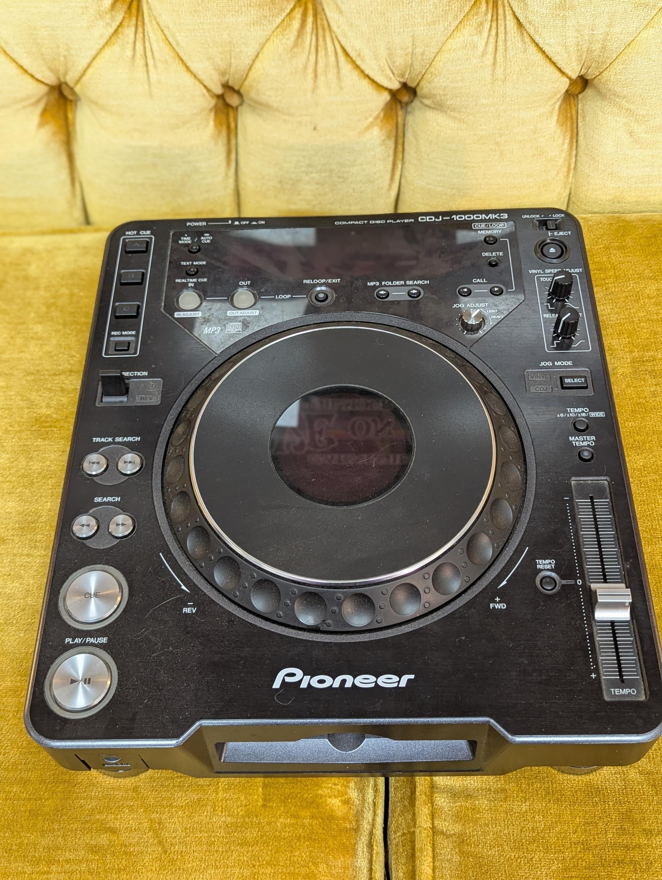 パイオニア　CDJ1000  MK3 ジャンク Pioneer DJ CDJ-1000MK3 Digital CD Deck CDJ 1000 MK3