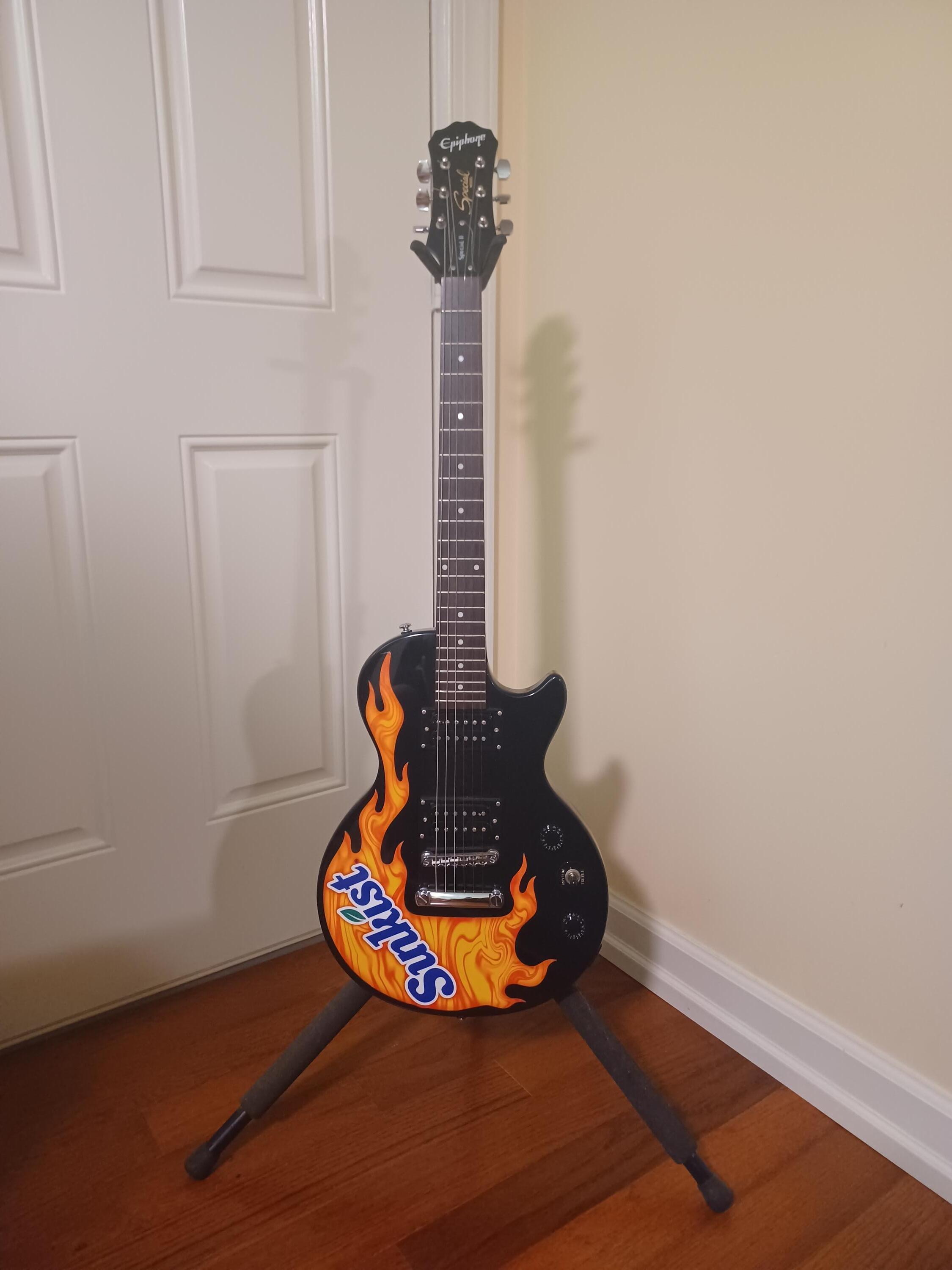 Electric Guitar Epiphone Les Paul Special II White with Soft