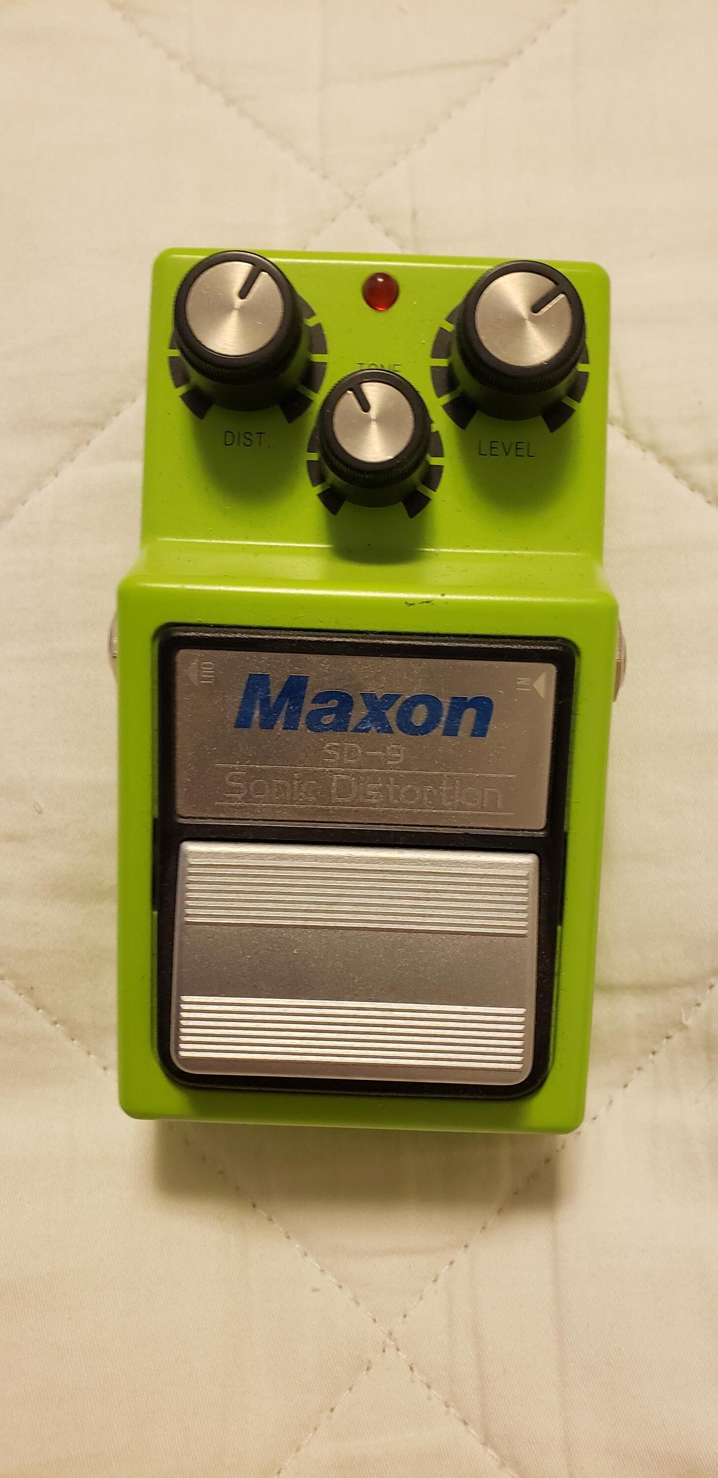 Used Maxon SD-9 Sonic Distortion Pedal - Sweetwater's Gear Exchange