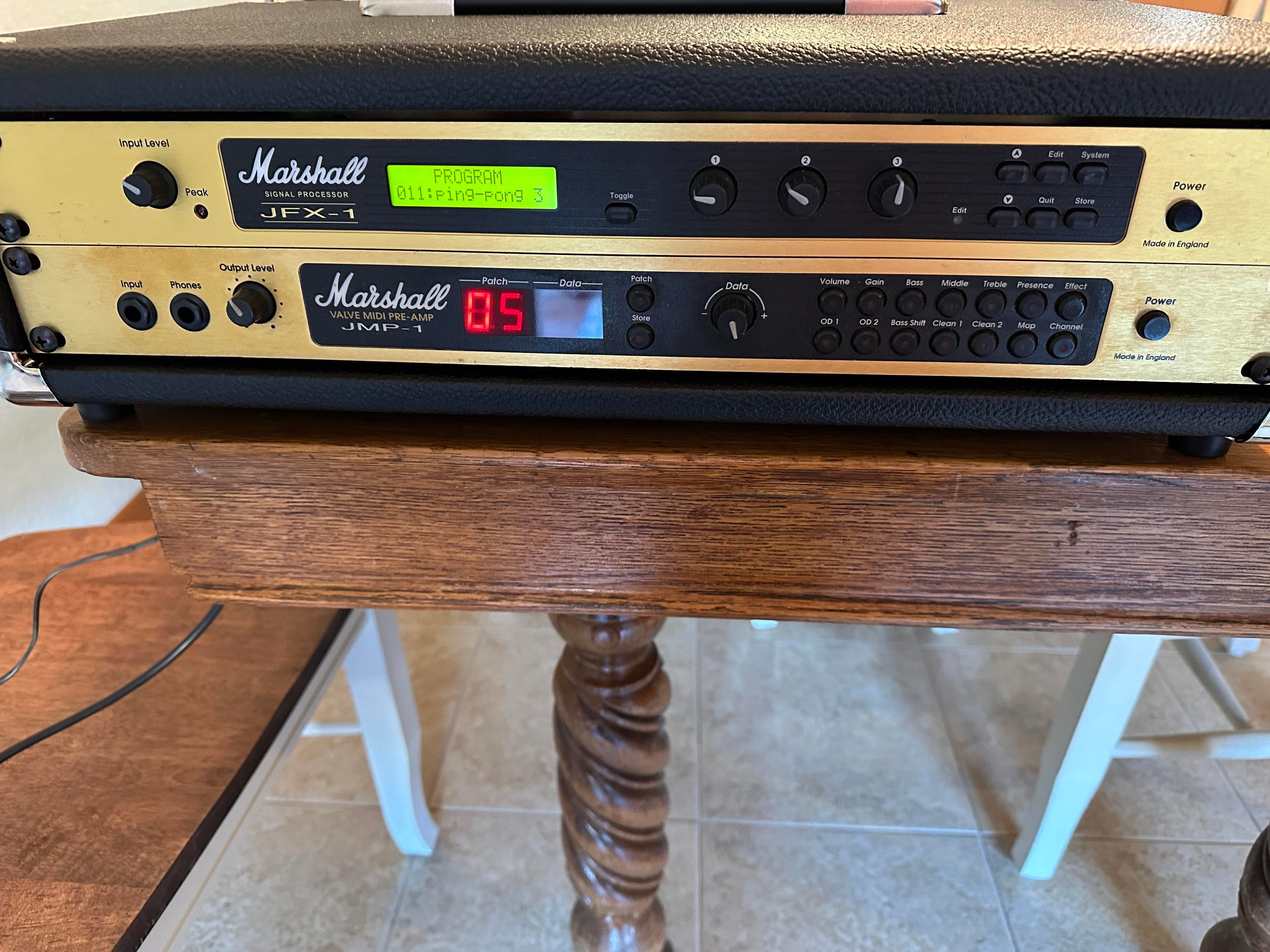 ギター Marshall jmp-1 Used Marshall JMP-1 Valve MIDI Preamp and Mesa Boogie 20/20