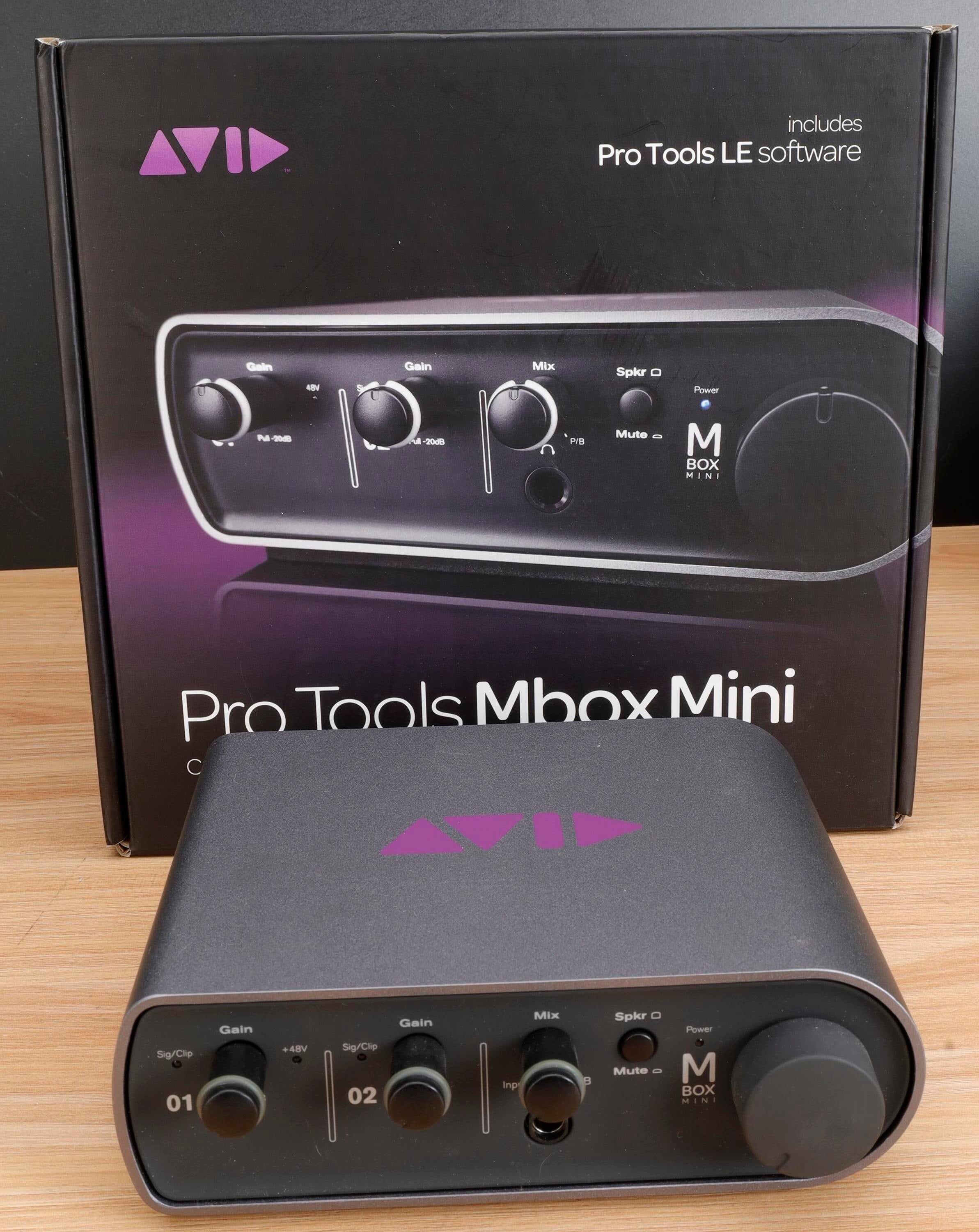 Used Avid Mbox 3 Mini - Pro Tools Express Not Included