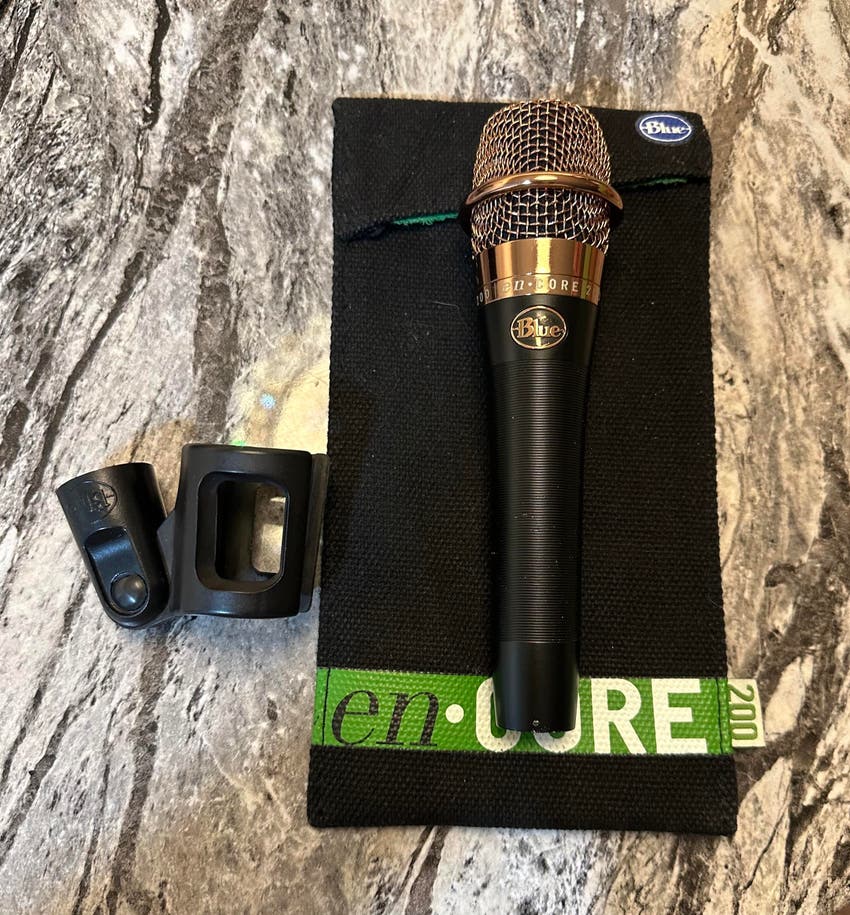 Used BLUE Encore 200 Phantom Powered Dynamic Microphone Sweetwater