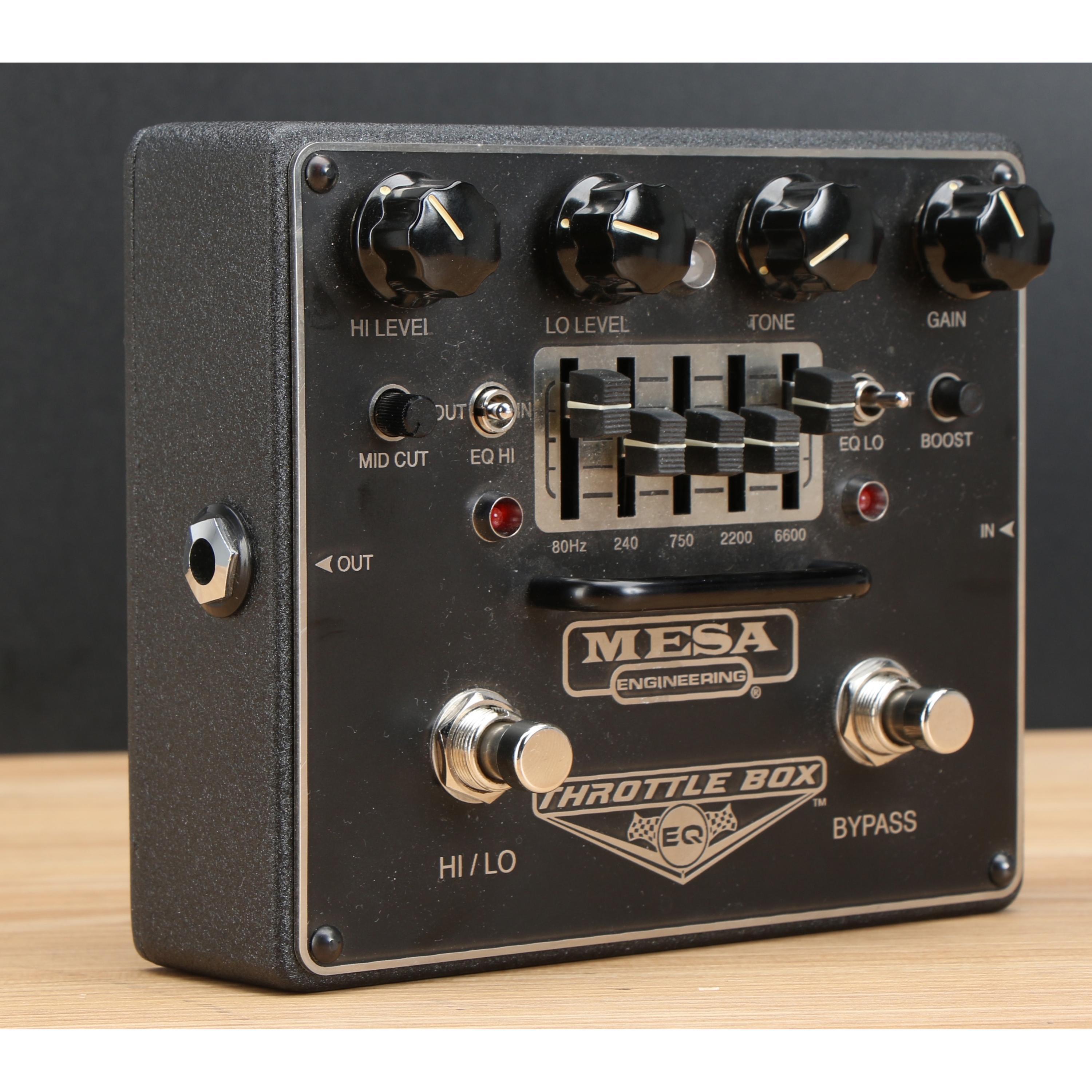 Used Mesa/Boogie Throttle Box EQ Dist Electric Guitar Pedal w/5-band EQ