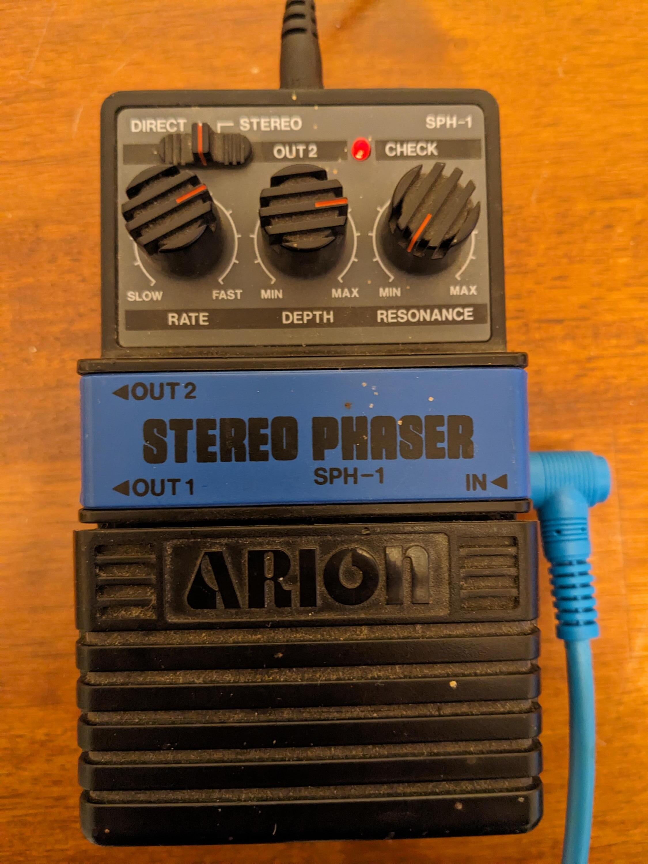 Used Arion SPH-1 Stereo Phaser effect pedal