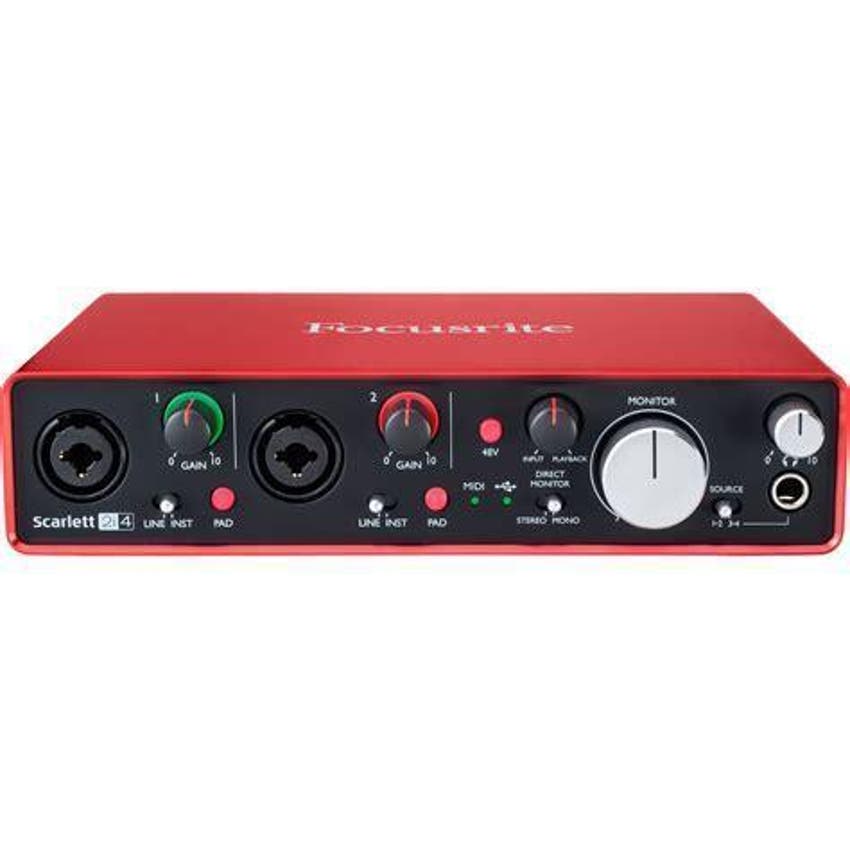 Used Focusrite Scarlett 2i4 USB Audio Interface Sweetwater Gear Exchange