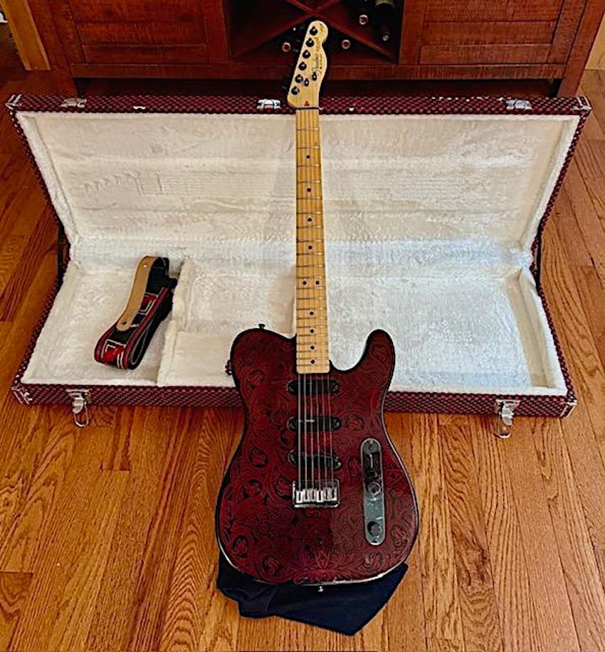 Feder Vintage Telecaster James Burton Red Paisley