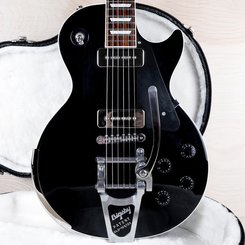 Les Paul Classic P90 w/ Bigsby 2018 Ebony w/ OHSC