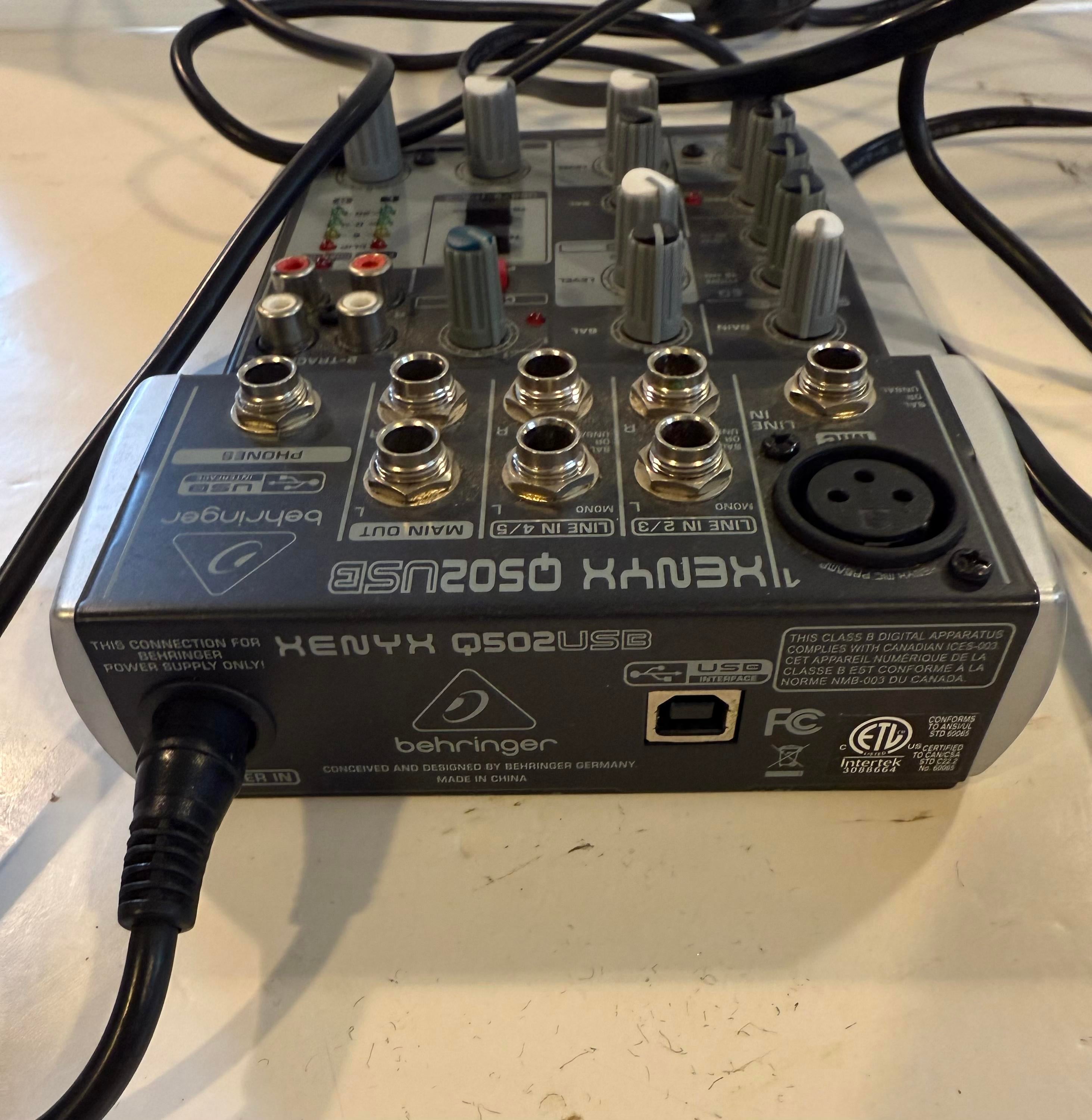 Used Behringer XENYX Q502USB - Sweetwater's Gear Exchange