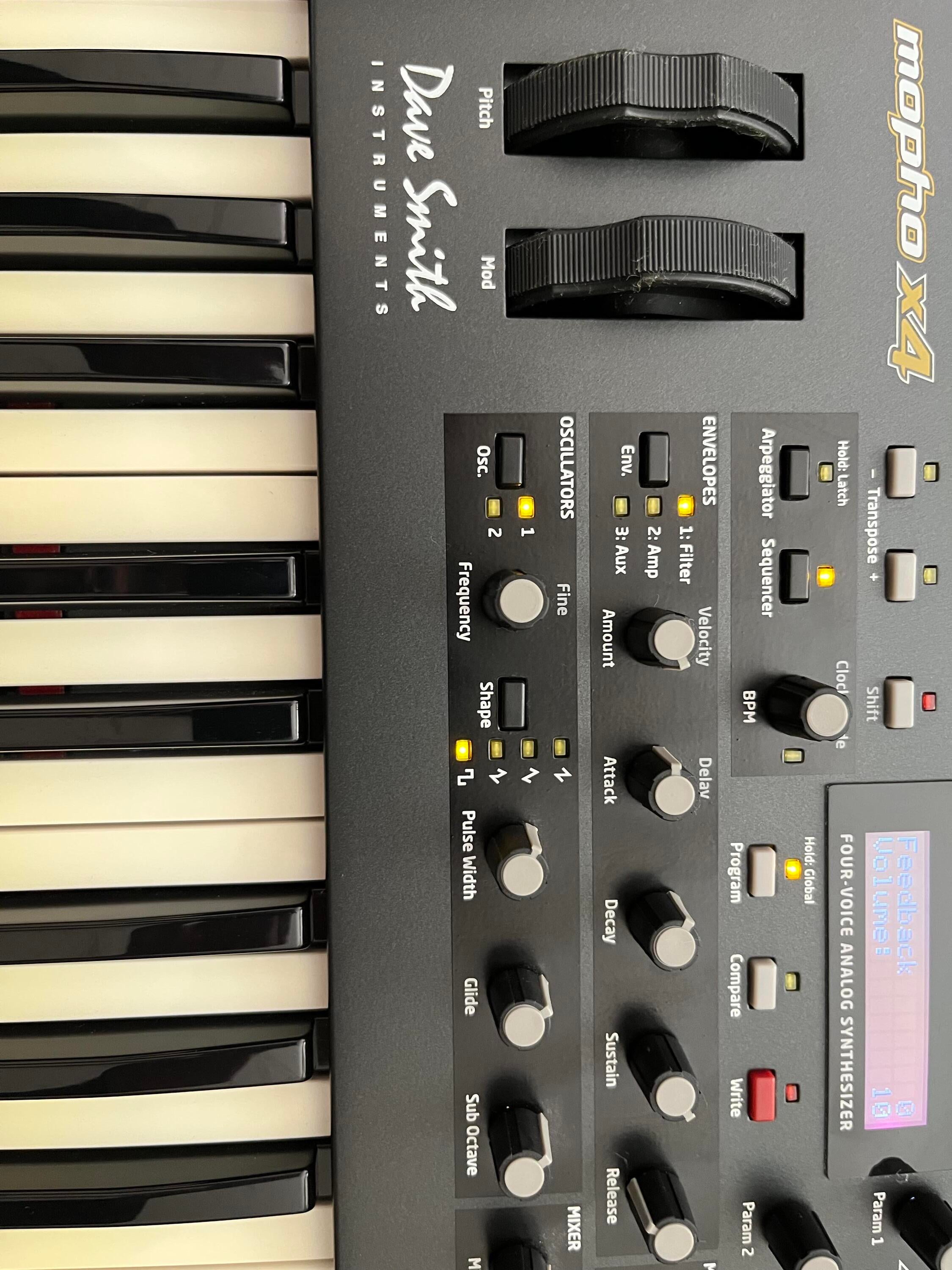 Used Dave Smith Instruments Mopho x4 4-voice Analog Synthesizer