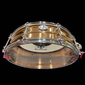 Gergo Borlai Desig2nate Snare Drum - 6.5 x 14 inch - Polished and Lacquered Bronze