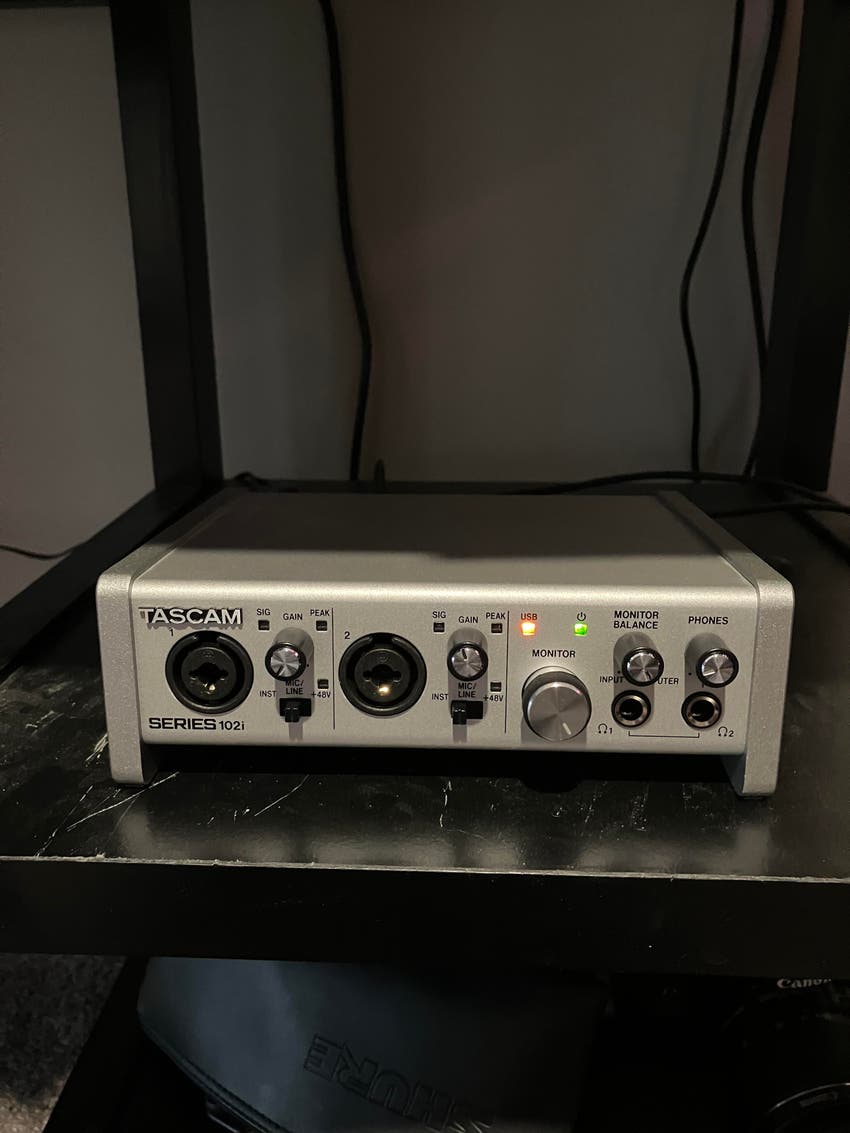 Used Tascam Series 102i USB Audio & MIDI Interface Sweetwater Gear Exchange