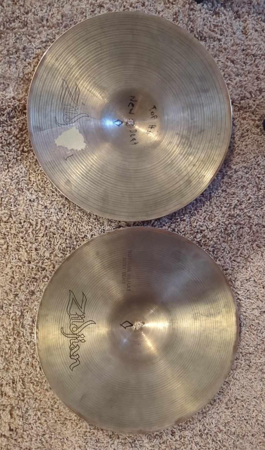 Used Zildjian 70s New Beat Hi Hats - | Gear Exchange