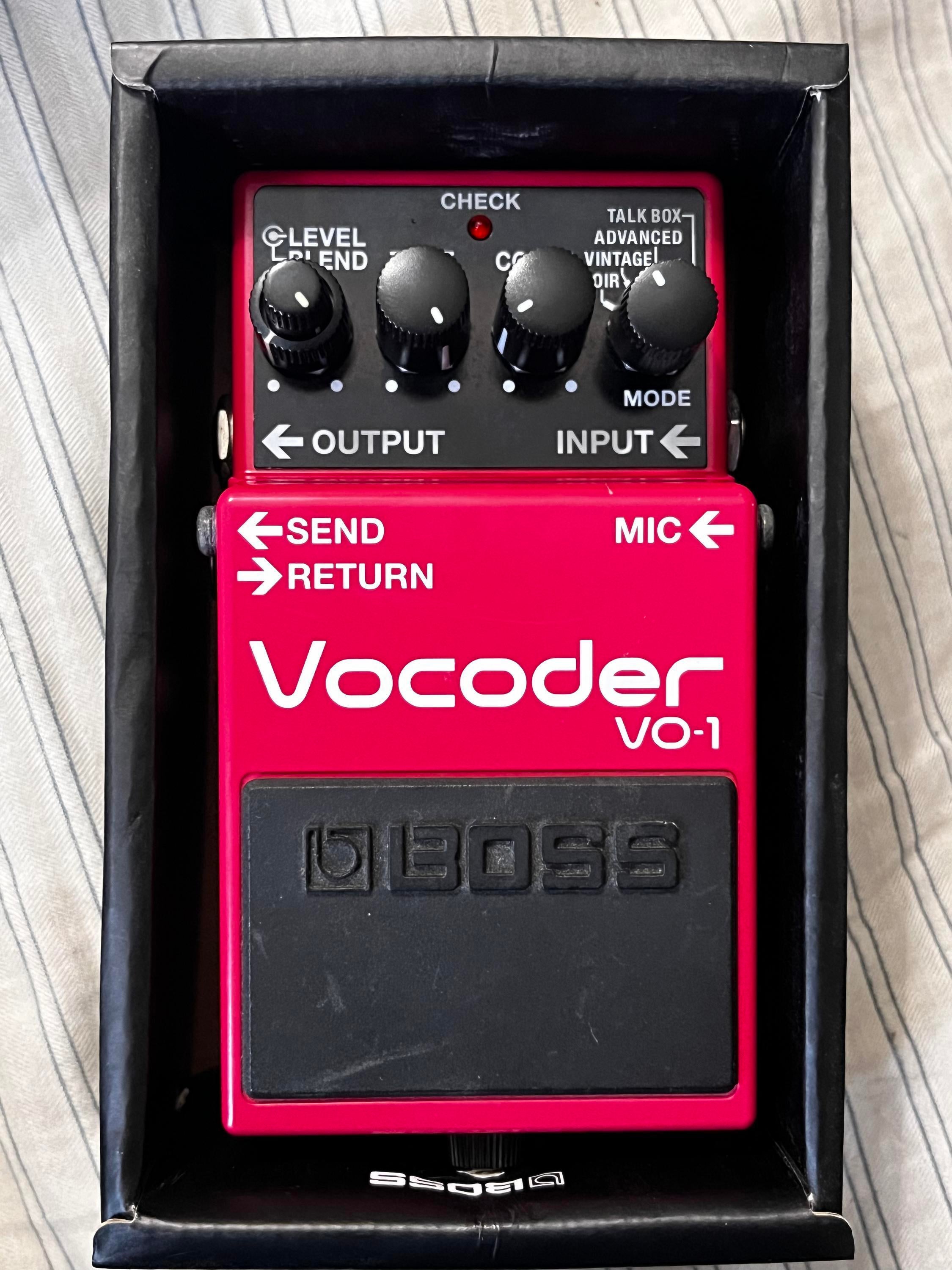 Used Boss VO-1 Vocoder Pedal for Guitar - Sweetwater's Gear Exchange