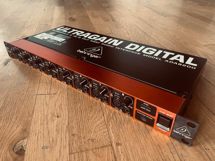 Used Behringer ADA8200 8channel Microphone Preamp Sweetwater Gear