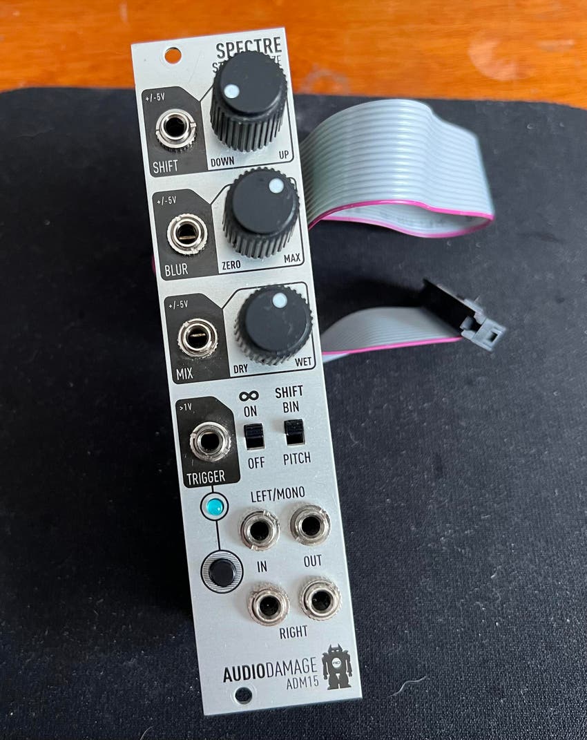 Used Audio Damage ADM015 Spectre Eurorack FFT module Sweetwater Gear