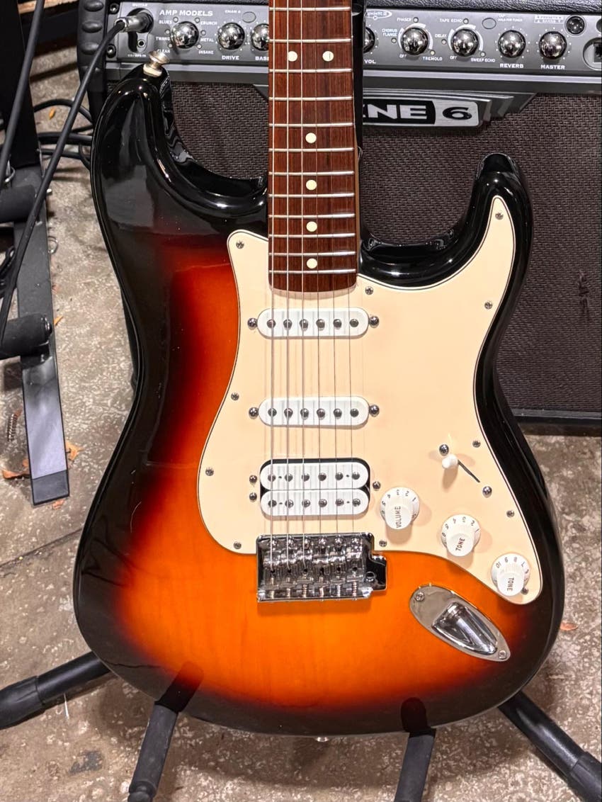 Standard Stratocaster HSS-MIM-Sunburst Electric Guitar - 3-color Sunburst