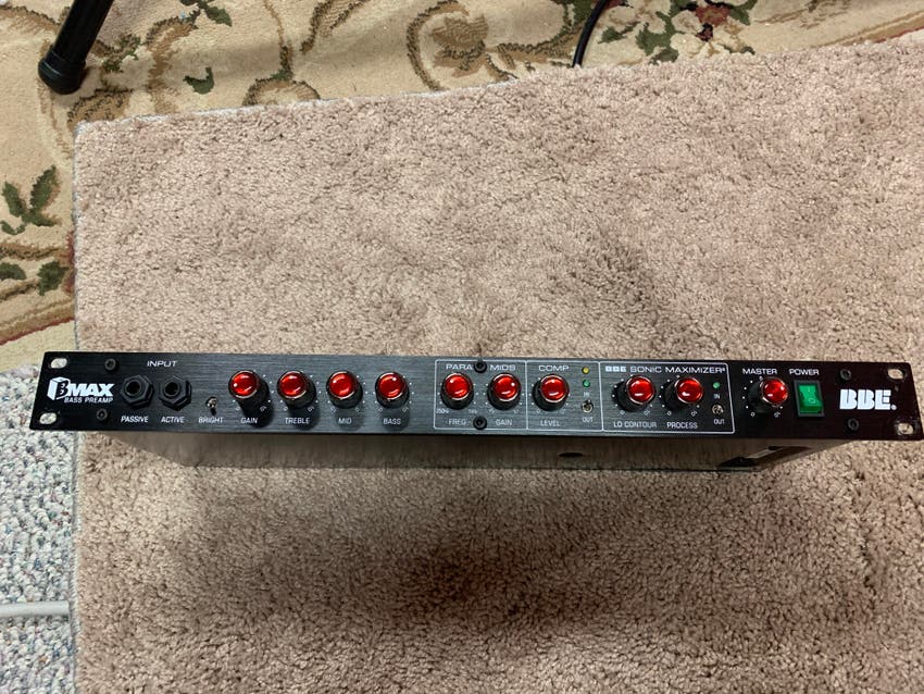 Used BBE BMax Bass Preamp Sweetwater Gear Exchange